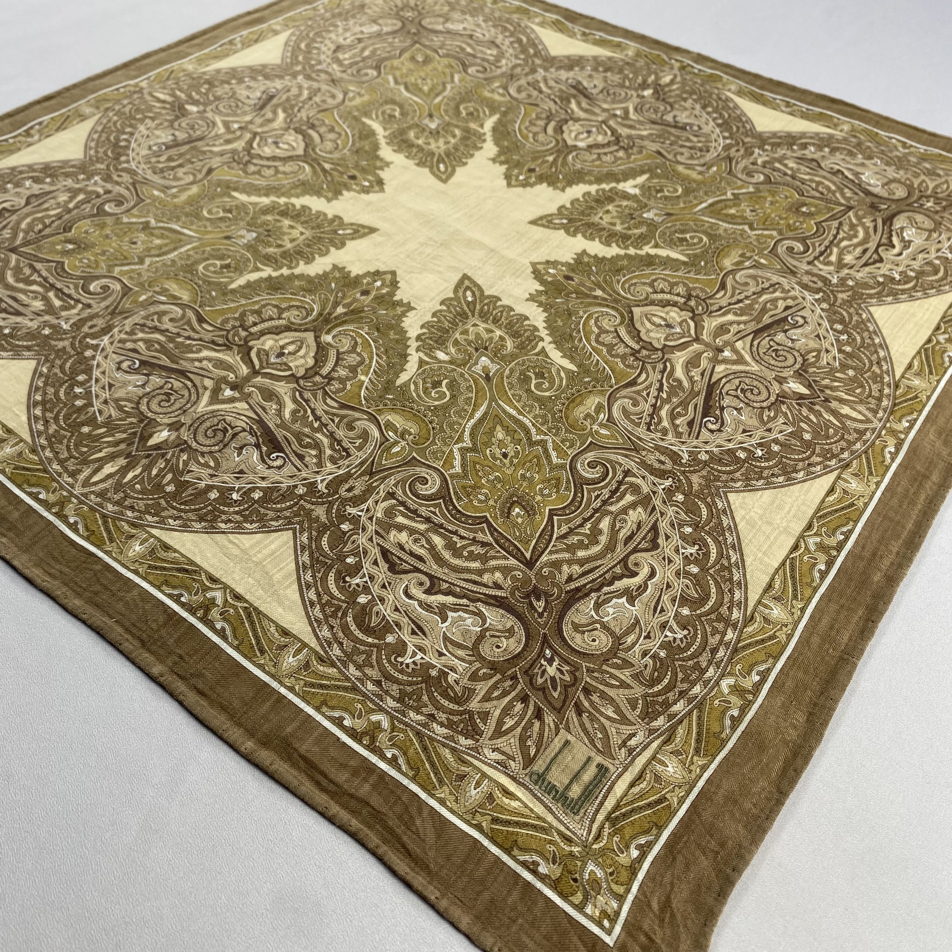 Alfred Dunhill × Vintage Alfred Dunhill Handkerchief / Neckerchief / Bandana-P1835 Size ONE SIZE - 2 Thumbnail