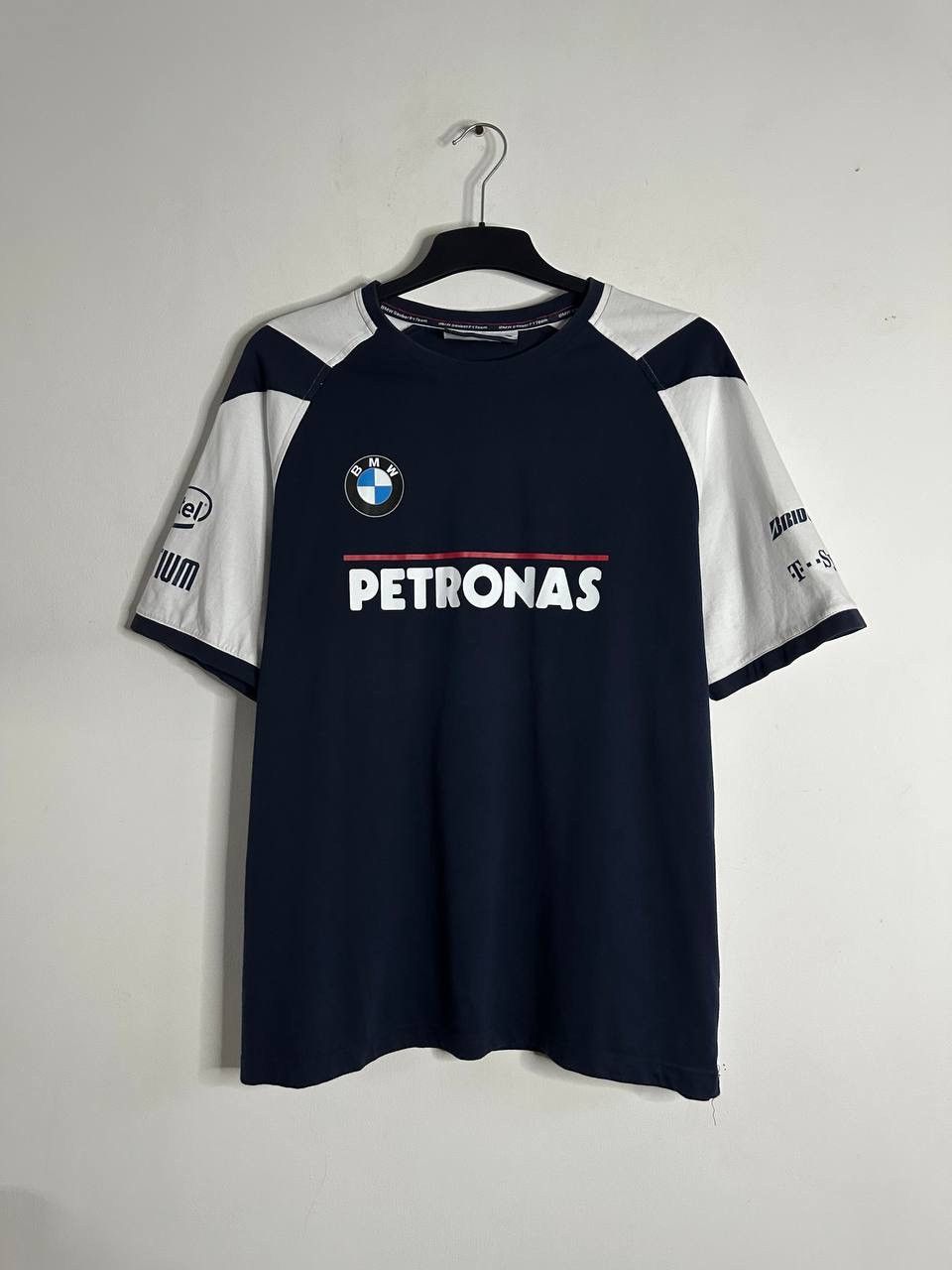 BMW BMW Sauber F1 Team Petronas Racing Shirt Navy White Size XL Size US XL / EU 56 / 4 - 1 Thumbnail
