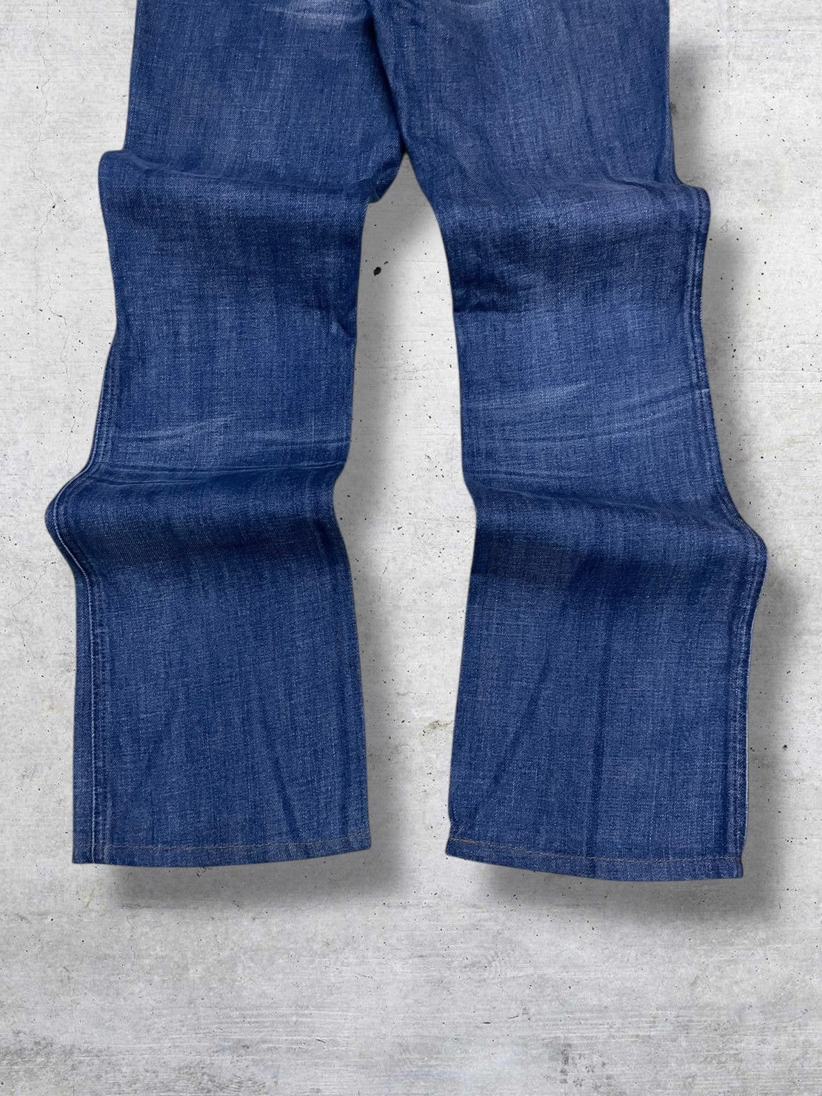 Diesel VINTAGE DIESEL INDUSTRY 90S DESIGNER OG FLARED CUT DENIM Size US 26 / EU 42 - 12 Thumbnail