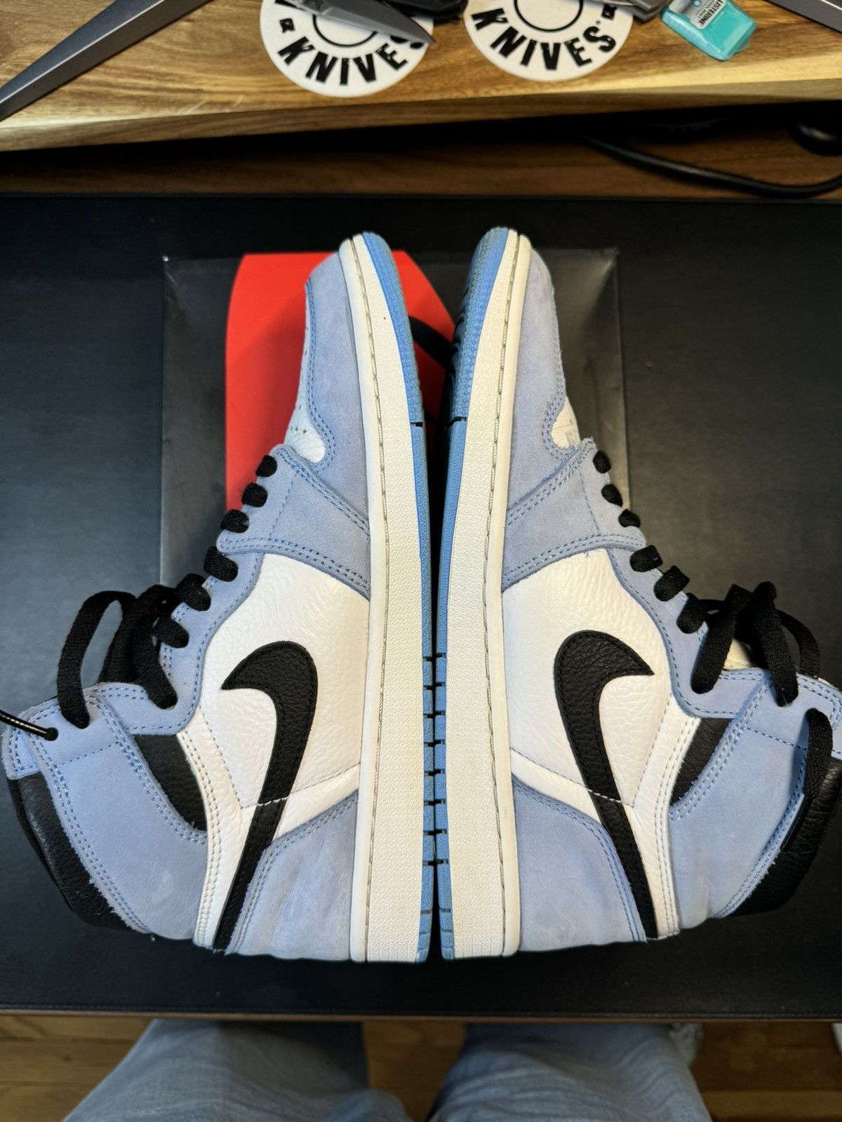 Jordan 1 High - University Blue - 8.5 — Good Condition