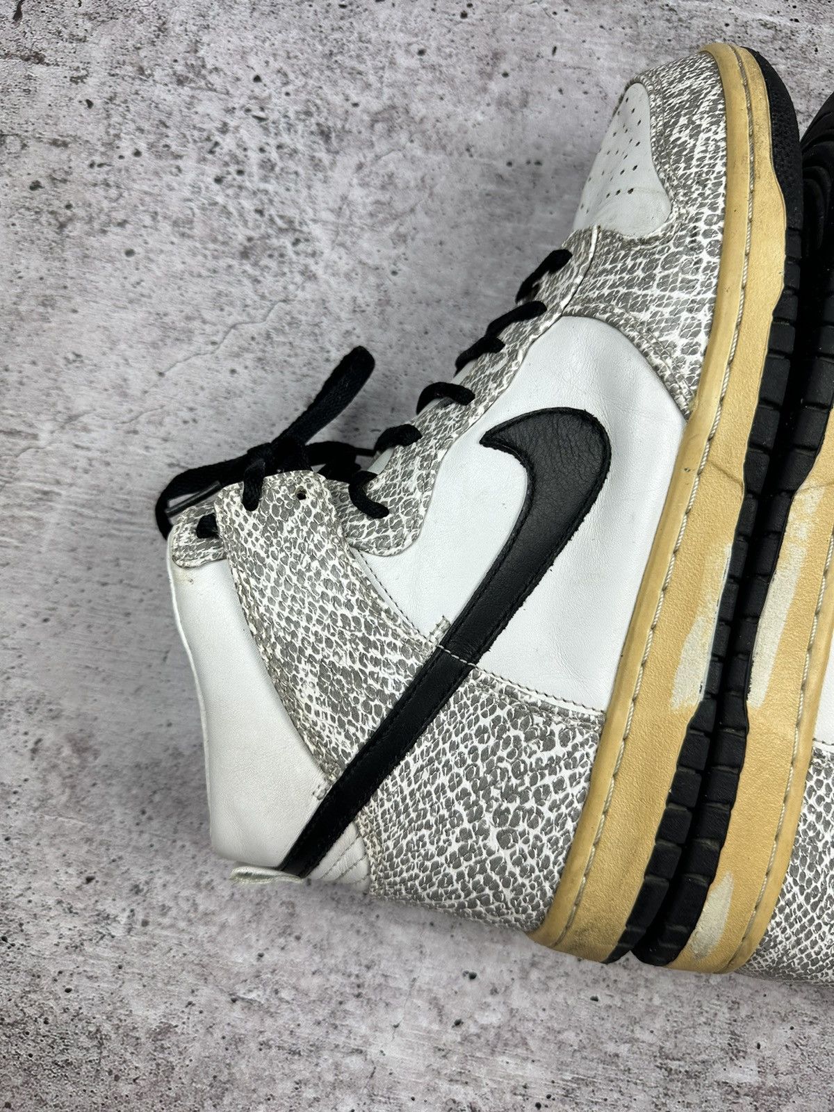 Nike Vintage Nike Dunk Premium Cocoa Snake Hi Top Sneakers Size US 9 / EU 42 - 12 Thumbnail