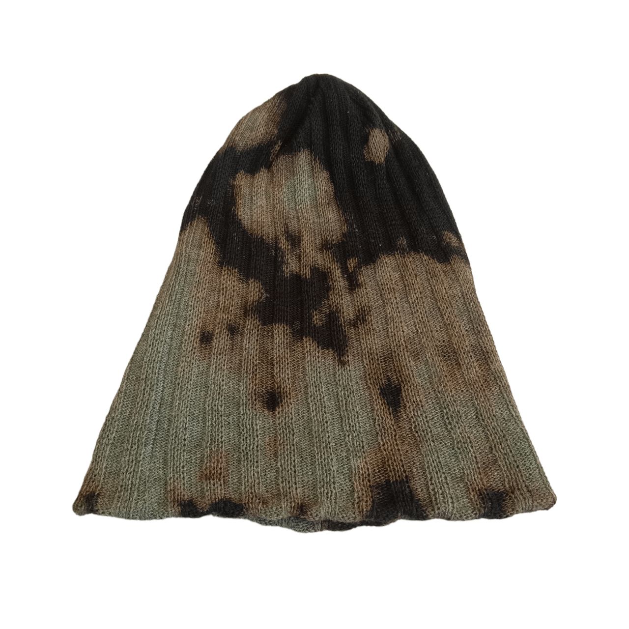 Japanese Brand Custom Made Acid Wash Double Name Beanie Size ONE SIZE - 9 Thumbnail