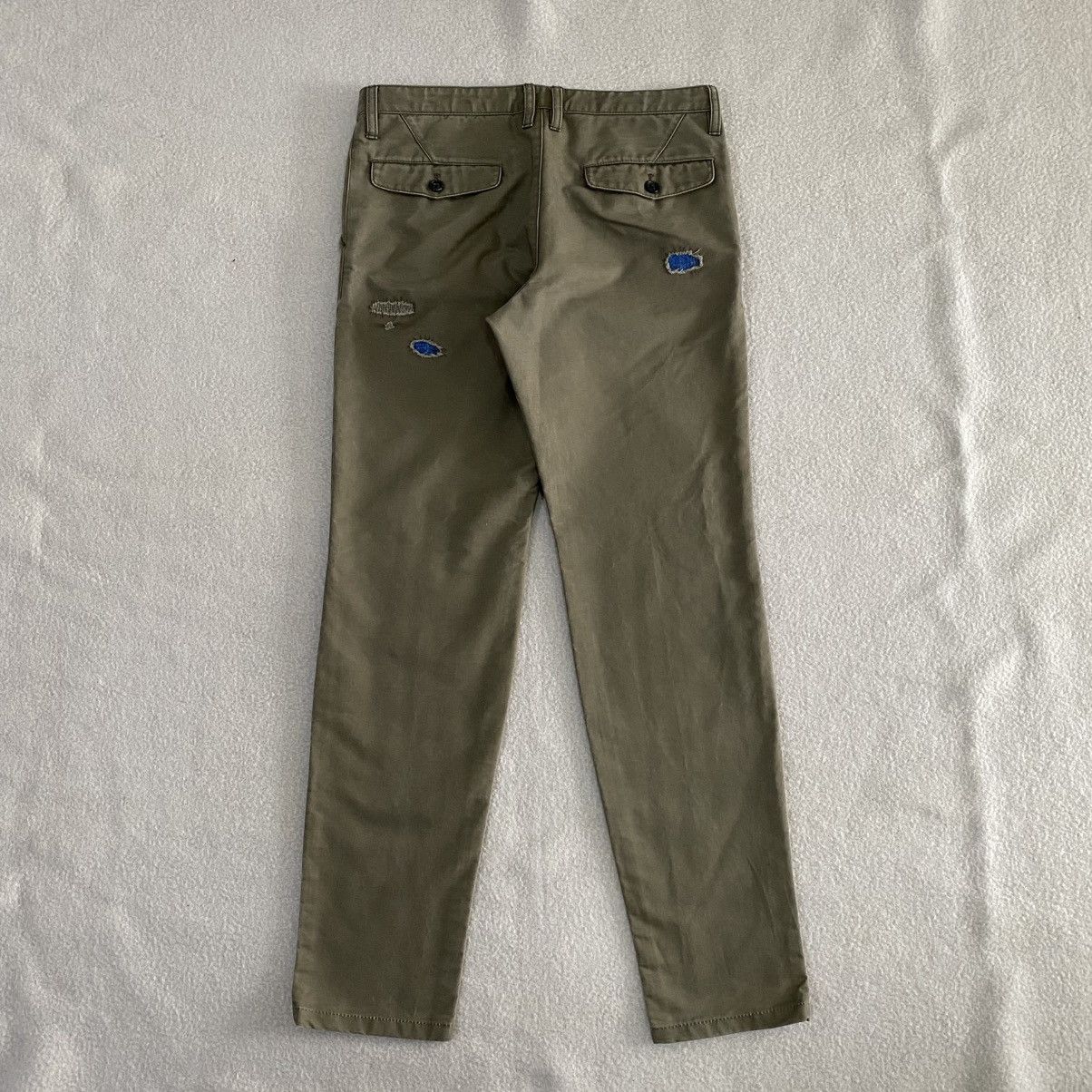 If Six Was Nine × Japanese Brand BG Japanese Brand Patchwork Distressed Pants w32 Size US 32 / EU 48 - 5 Thumbnail