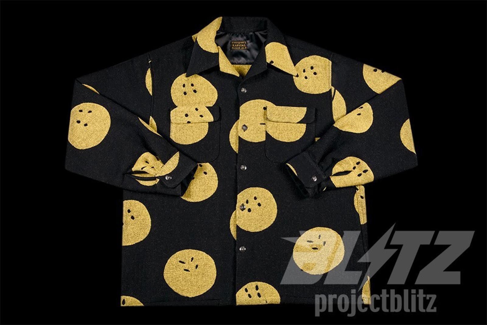 Kapital Kapital Buttons Smiley Button Up Jacket Black Size 4 Size US XL / EU 56 / 4 - 2 Thumbnail