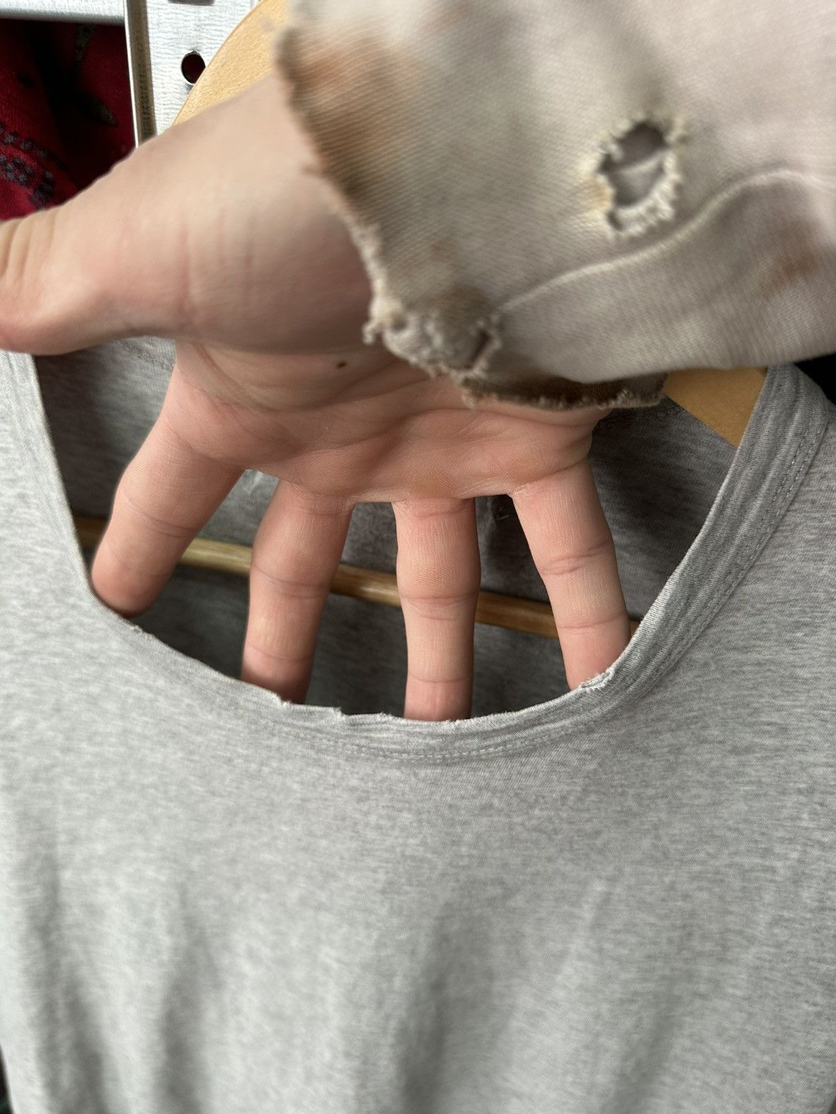 Comme des Garcons SHIRT Comme Des Garçons Shirt Grey T-Shirt Basic Japan Junya Tee Size US L / EU 52-54 / 3 - 18 Thumbnail