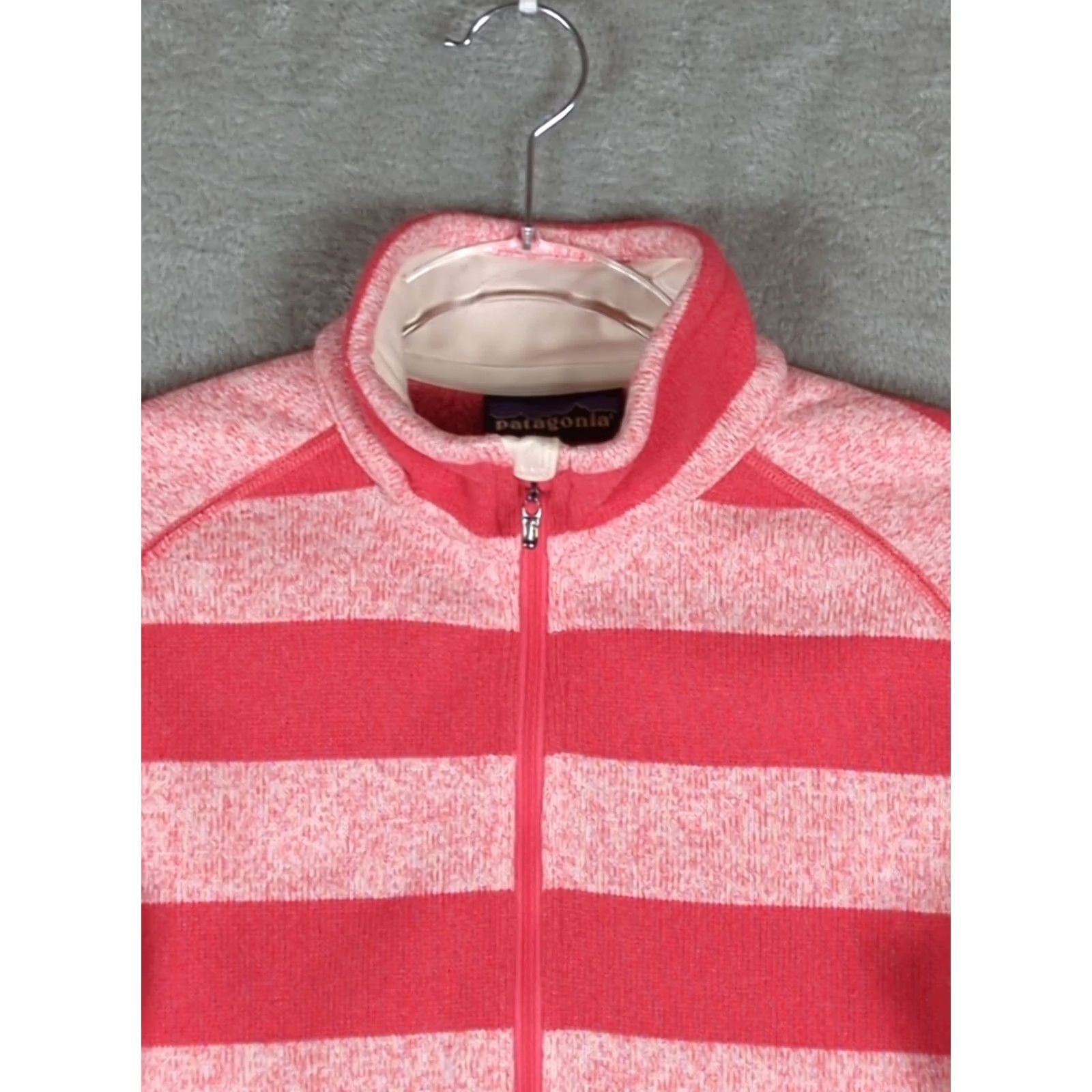 Patagonia Patagonia Better Sweater Fleece Pink Striped Pullover 1/4 Zip Size S Womens Size S / US 4 / IT 40 - 4 Thumbnail