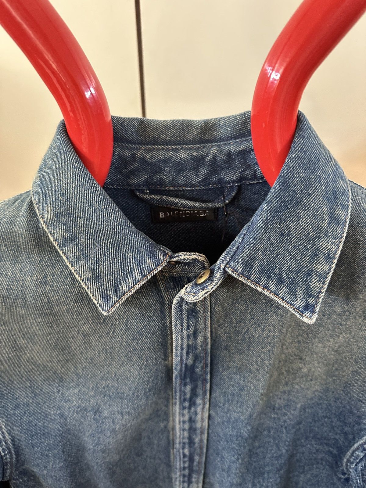 Balenciaga Balenciaga denim shirt Size US M / EU 48-50 / 2 - 2 Thumbnail