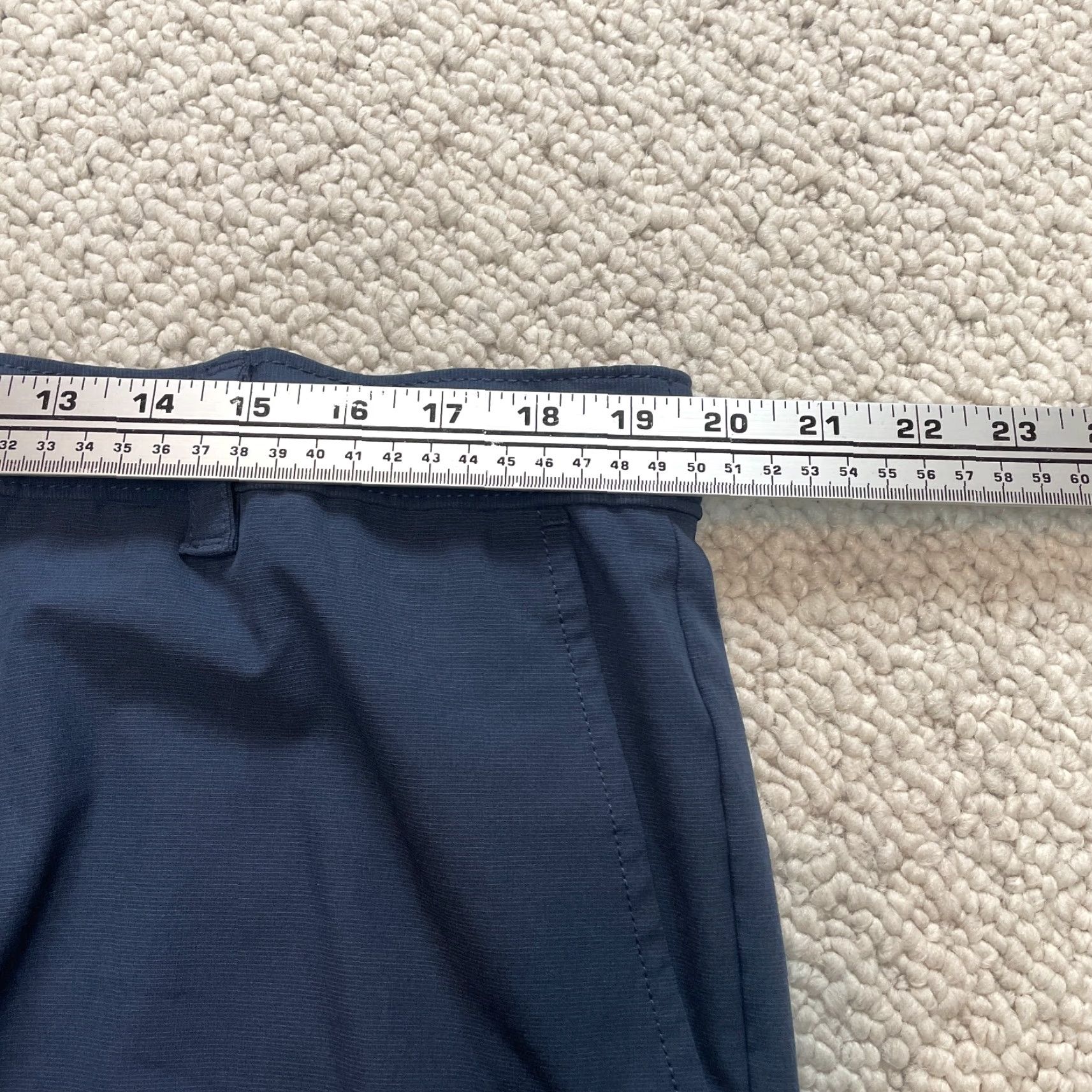 Banana Republic Banana Republic Stretch Chino Shorts Mens 40 Navy Blue Casual Golf Pockets 9" In Size US 40 / EU 56 - 6 Thumbnail