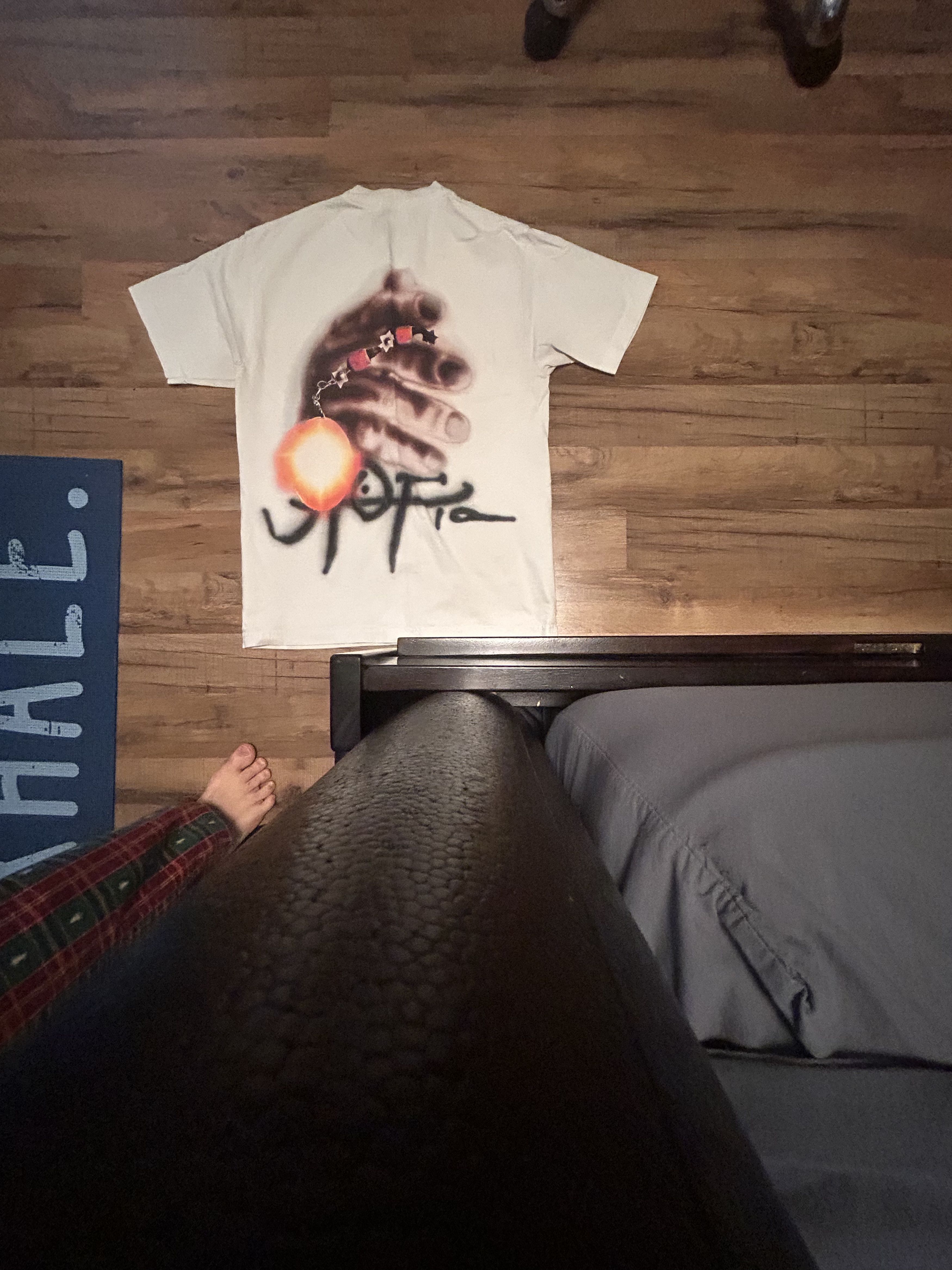 Travis Scott white travis scott utopia t shirt Size US M / EU 48-50 / 2 - 2 Thumbnail
