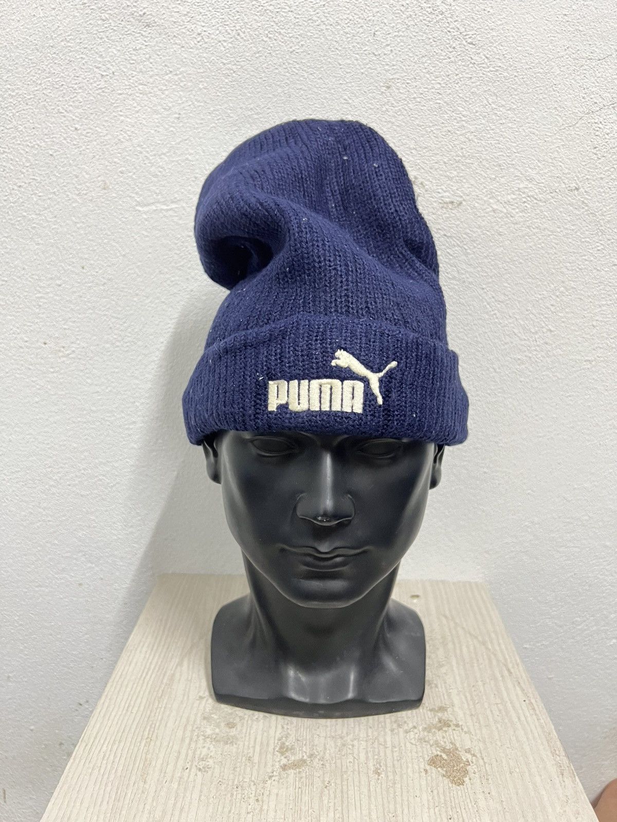 Puma Vintage Puma Spell Out Beanie Hat Size ONE SIZE - 2 Thumbnail