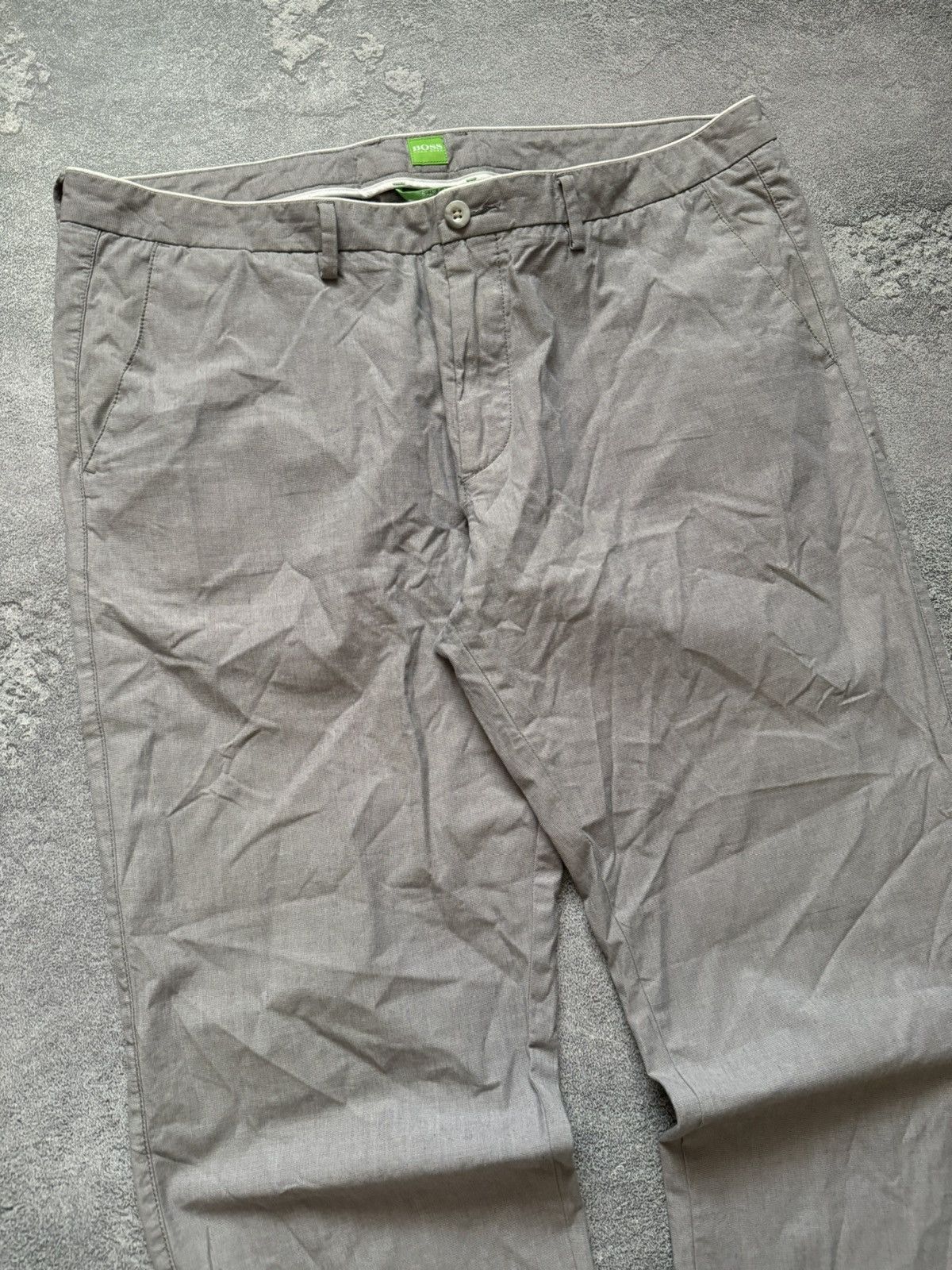 Hugo Boss Hugo boss 40/32 chino pant trouser white salvage Size US 40 / EU 56 - 10 Thumbnail