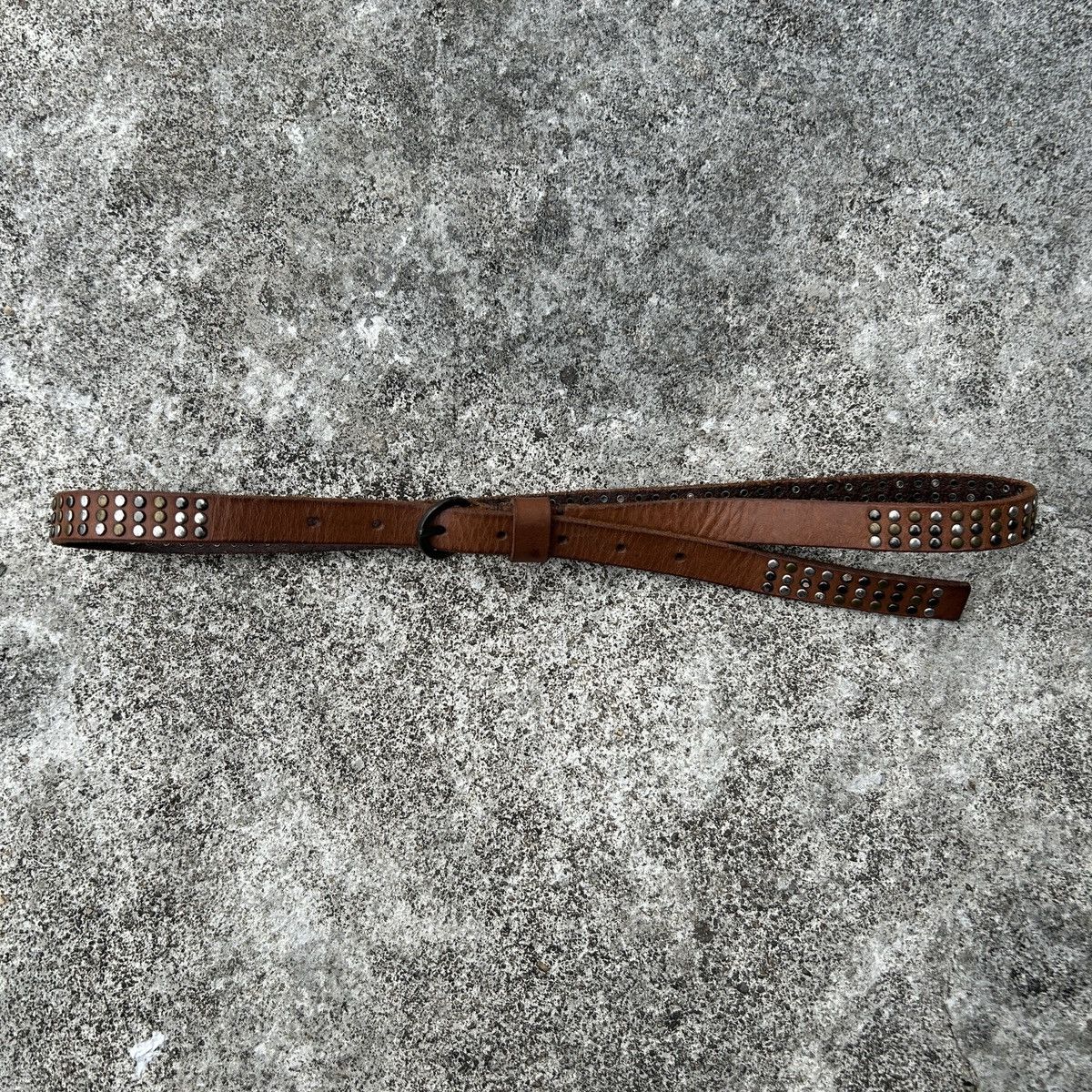 Vintage Vintage studded leather belt (Kapital Style) Size ONE SIZE - 4 Thumbnail