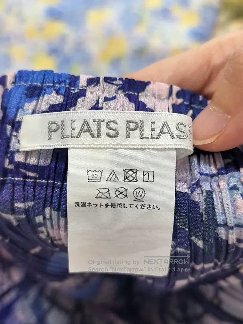 Issey Miyake Issey Miyake size:5 Floral Midi Skirt, Pink Size 22" - 2 Thumbnail