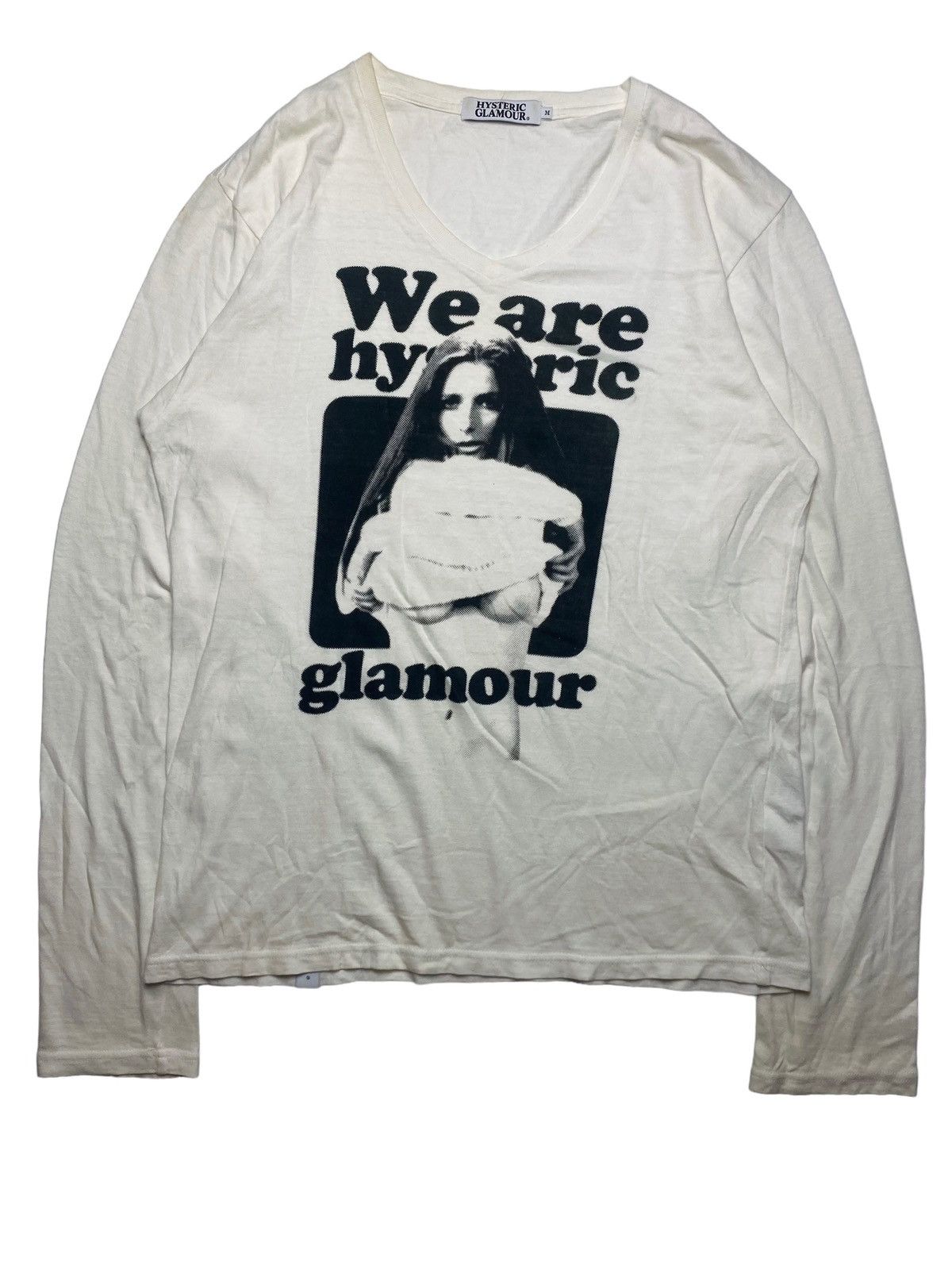 Hysteric Glamour × Japanese Brand 2000s Hysteric Glamour - Printed Nude Girl LS Size US M / EU 48-50 / 2 - 1 Thumbnail