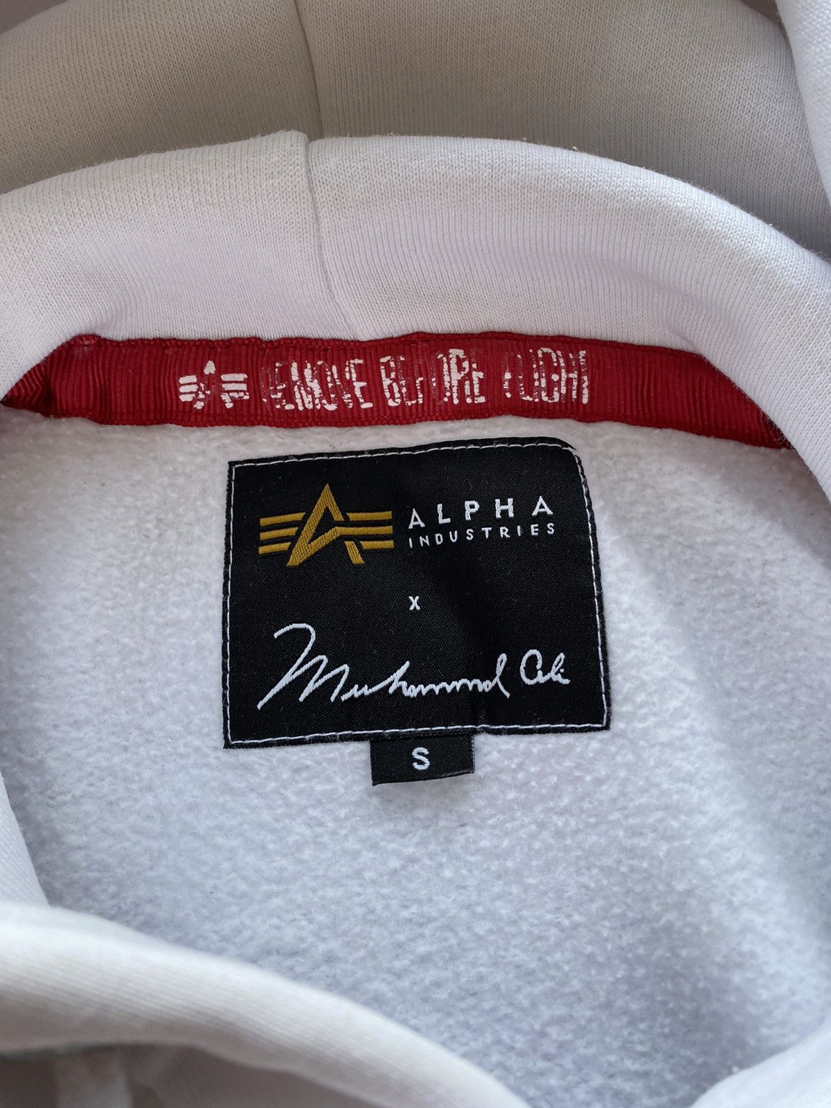 Alpha Industries 🥊Rare Alpha Industries & Muhammad Ali Big Logo Hoodie Size US S / EU 44-46 / 1 - 17 Thumbnail