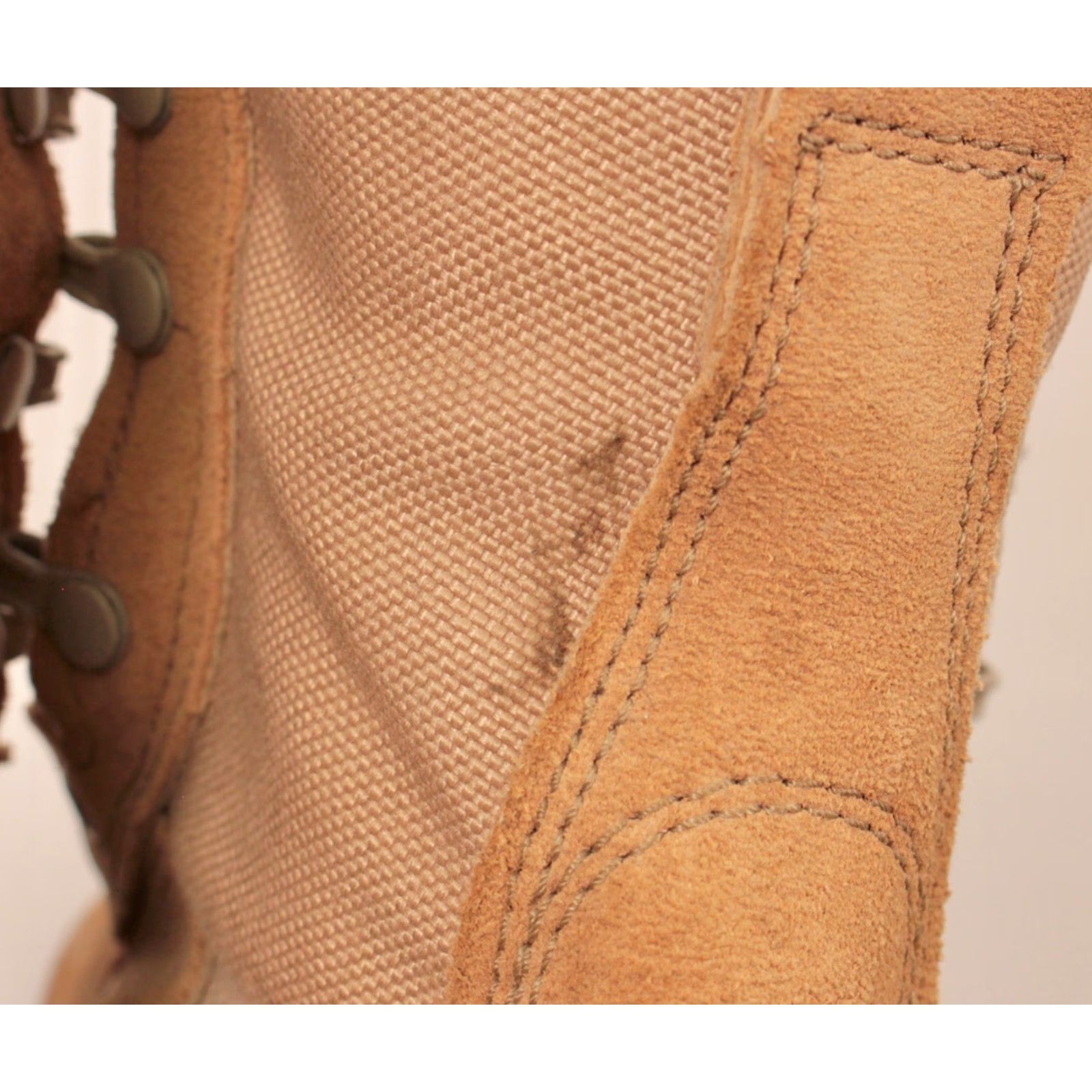 Vintage Bellville Mens US Army Desert Boots Combat Boots Beige Suede 6.5W NOS Size 6.5 Wide Military Boot Bodys Mens Size US 7 / EU 40 - 6 Thumbnail