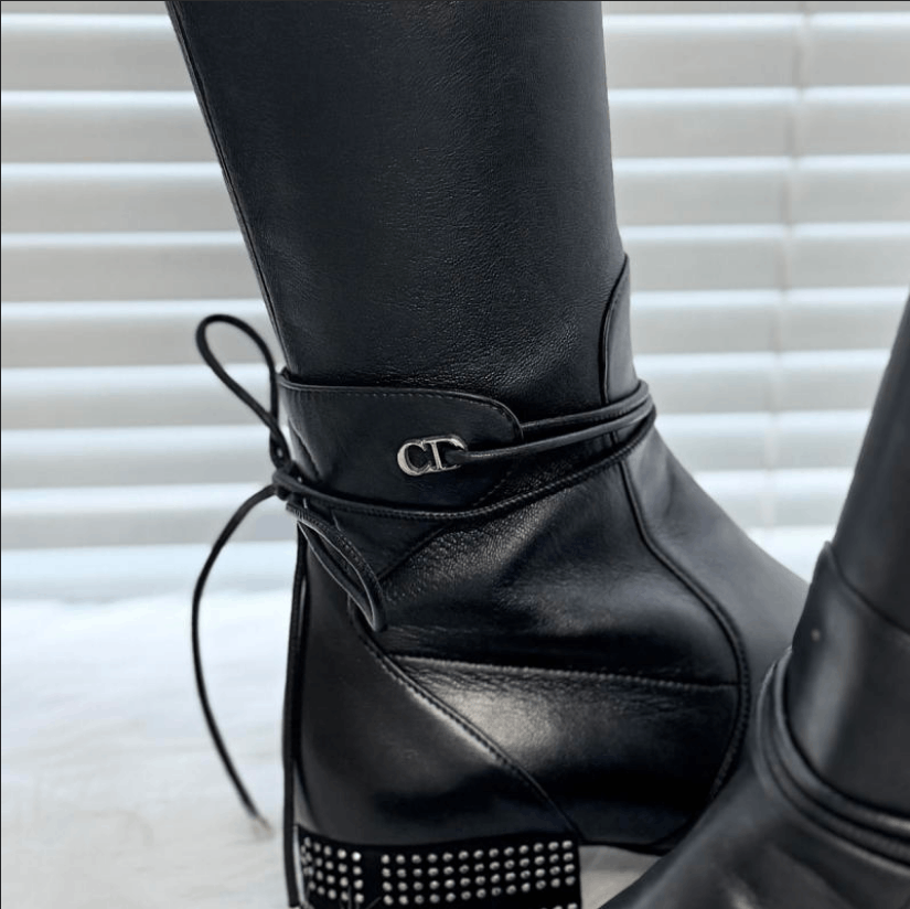 Dior Dior Calfskin Leather High Boot Size US 6 / IT 36 - 6 Thumbnail