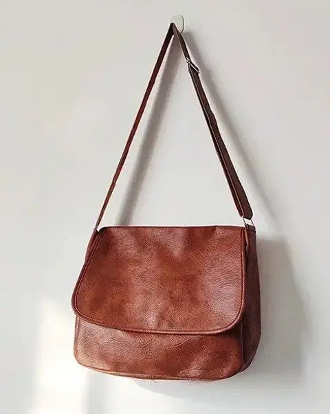 Other Fashion 90s pu leather crossbody messenger bag vintage Size ONE SIZE - 4 Thumbnail