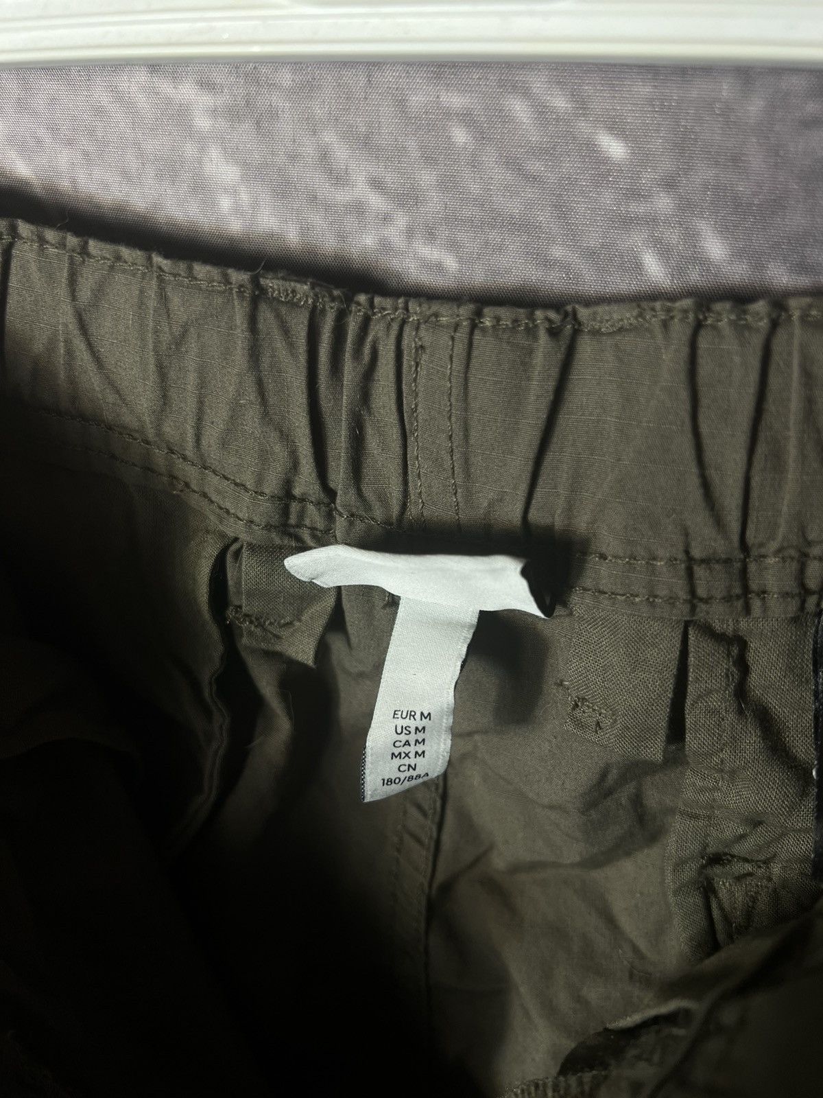 H&M Technical Khaki Cargo Pants Gorpcore/Military Style Y2K Size US 32 / EU 48 - 7 Thumbnail
