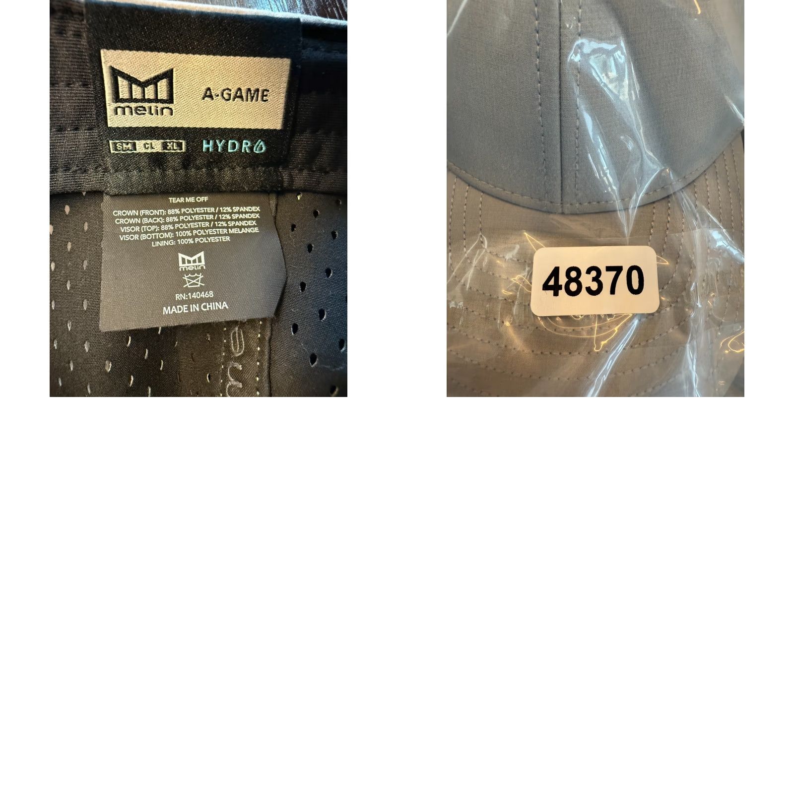 melin Melin Hat Cap Mens Classic A-Game Hydro Snapback Gray One Size Adjustable Lightweight Breathable Beach Travel Sports Classic Mens Size ONE SIZE - 8 Thumbnail