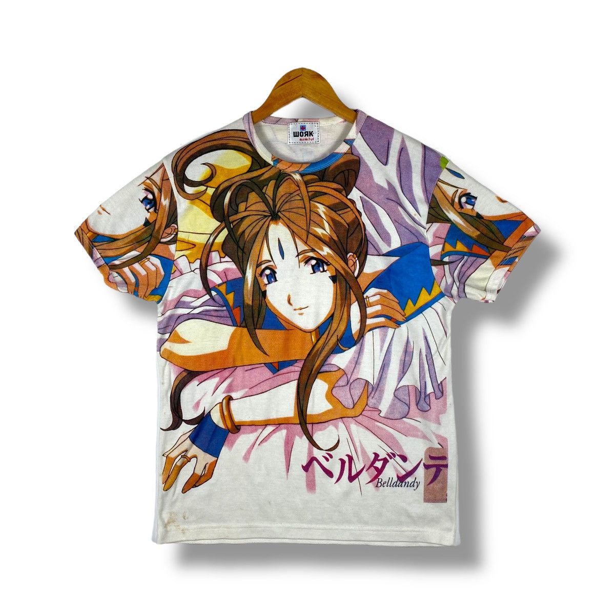 Anime Vintage 90's AH! MY GODDESS Belldandy Full Print Anime Tee Size US M / EU 48-50 / 2 - 1 Thumbnail