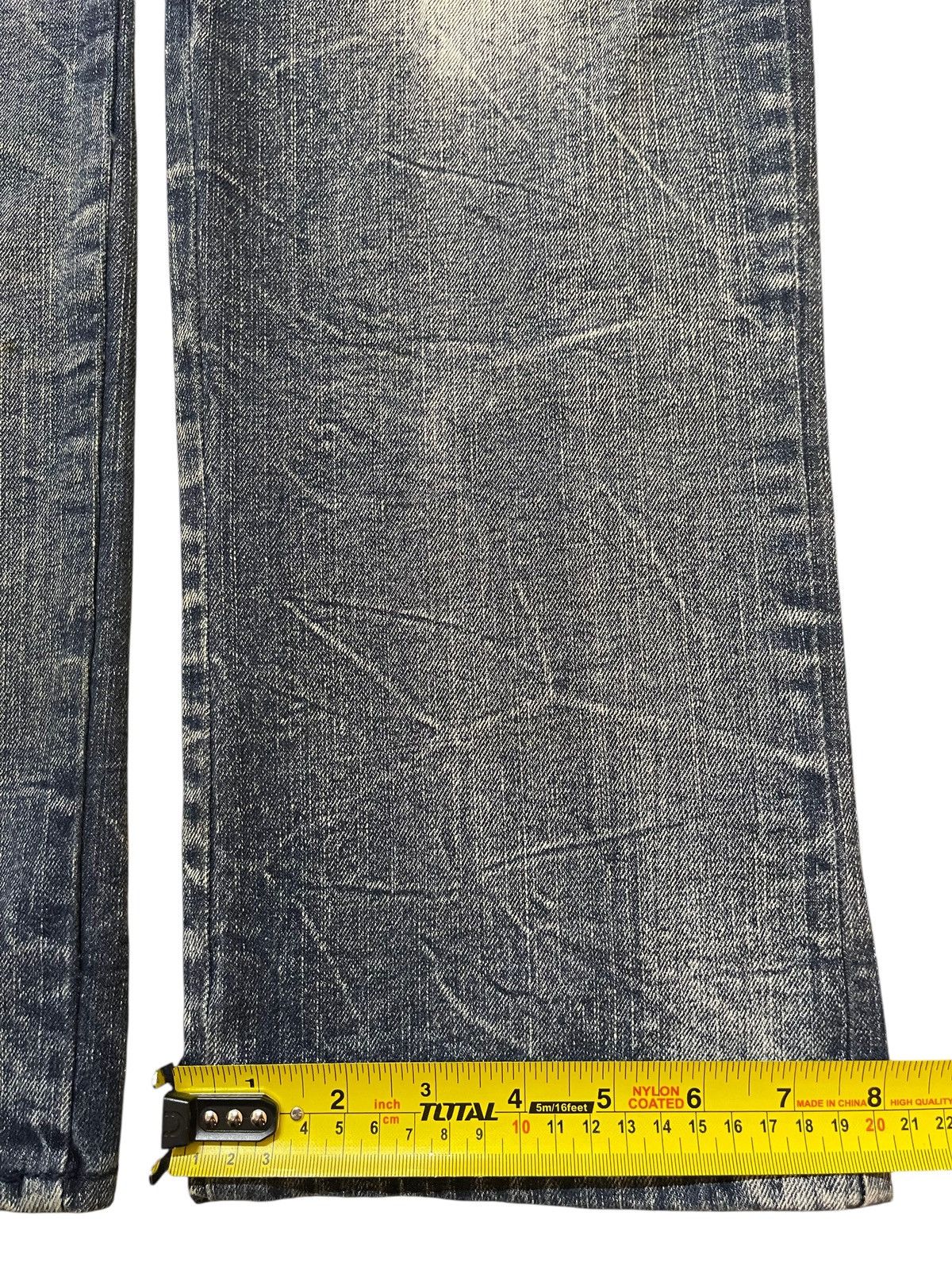 If Six Was Nine Vintage Japanese Brand Double Waist Thunder Wash Distressed Size US 32 / EU 48 - 17 Thumbnail