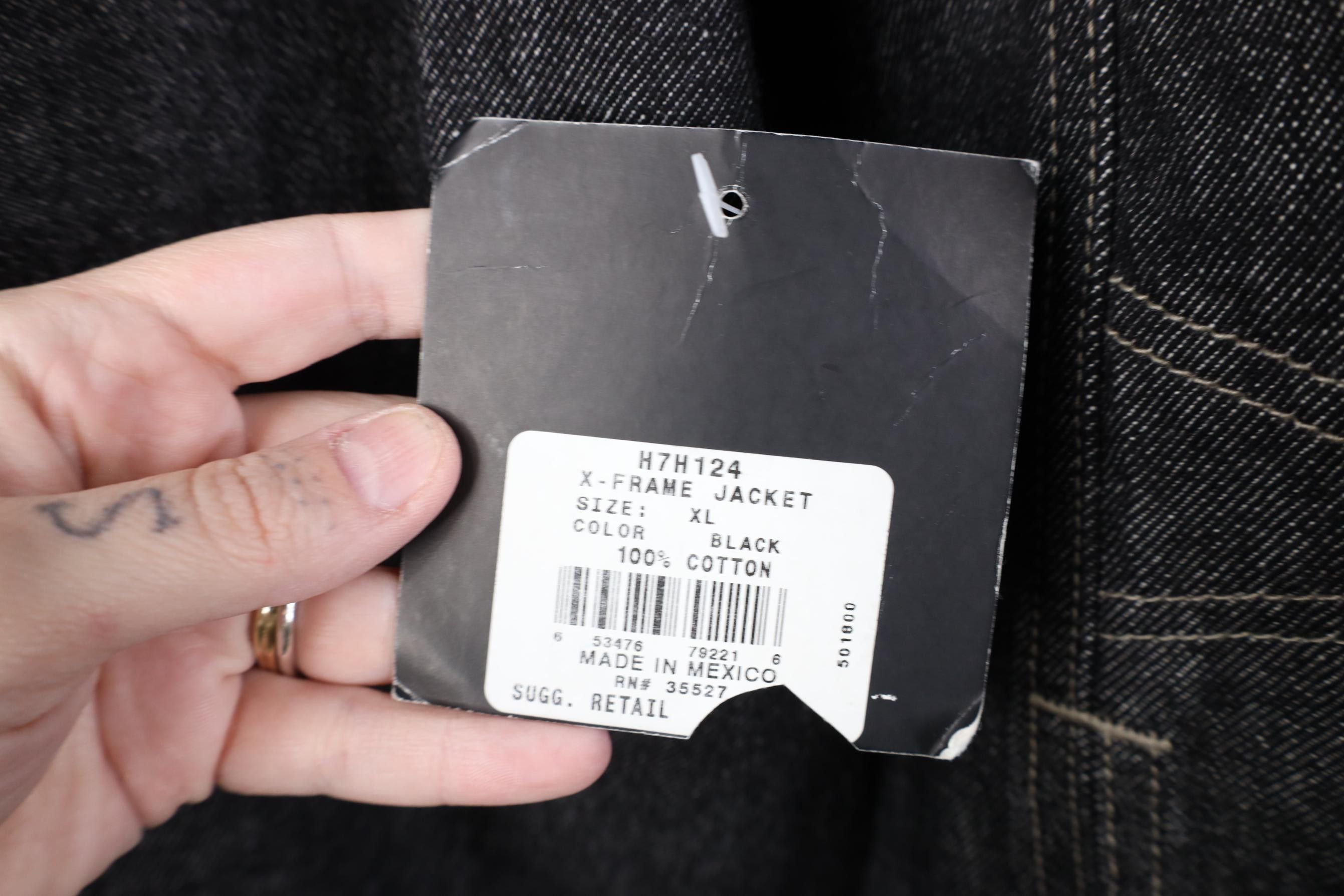 Marithe + Francois Girbaud Deadstock Vintage 90s Marithe Francois Girbaud Jacket Black Size US XL / EU 56 / 4 - 4 Thumbnail