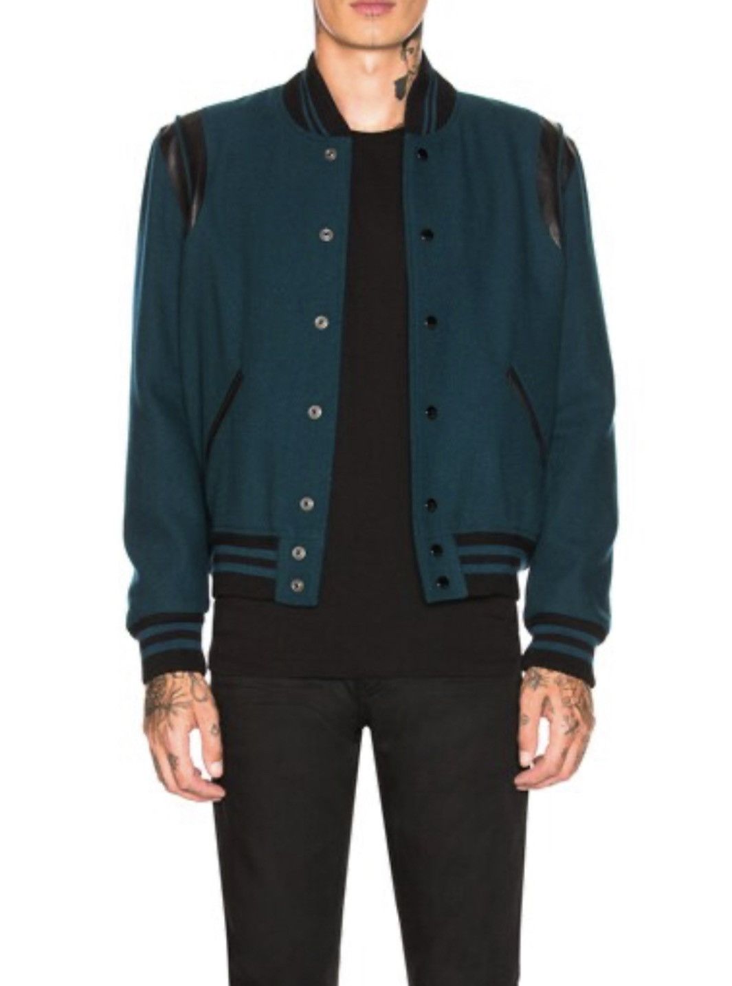 Saint Laurent Paris Saint Laurent green teddy bomber jacket 44 Size US S / EU 44-46 / 1 - 2 Thumbnail