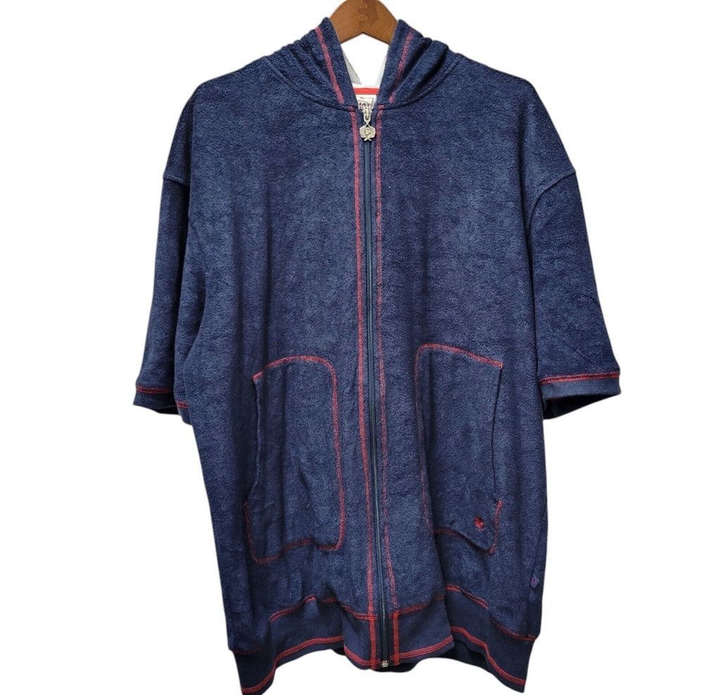 Phat Farm Phat Farm Men's Full-Zip Short Sleeves Hoodie Size 2XL. Size US XXL / EU 58 / 5 - 2 Thumbnail