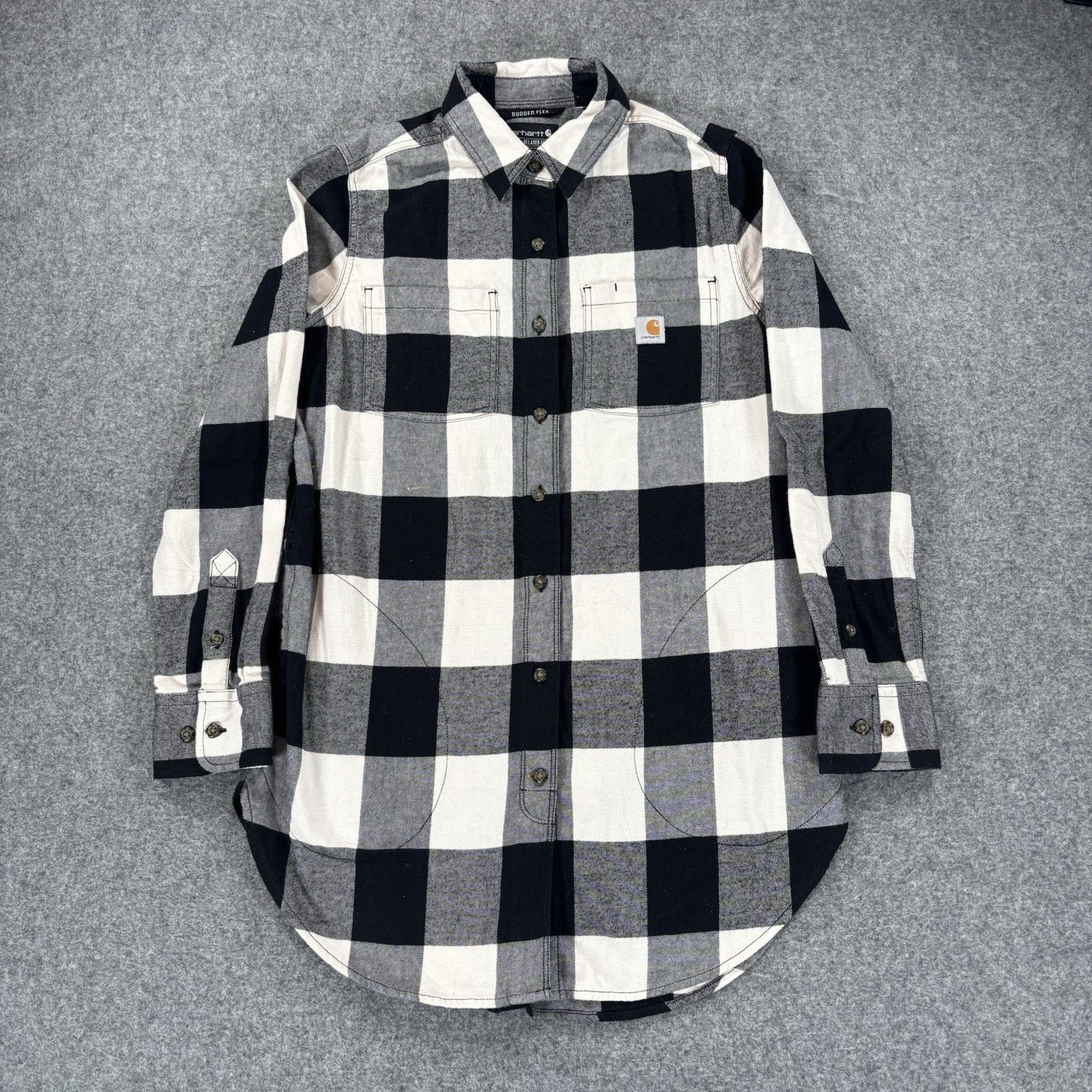 Carhartt Carhartt Rugged Flex Shirt Womens M Plaid 104974 Relaxed Fit Size M / US 6-8 / IT 42-44 - 2 Thumbnail