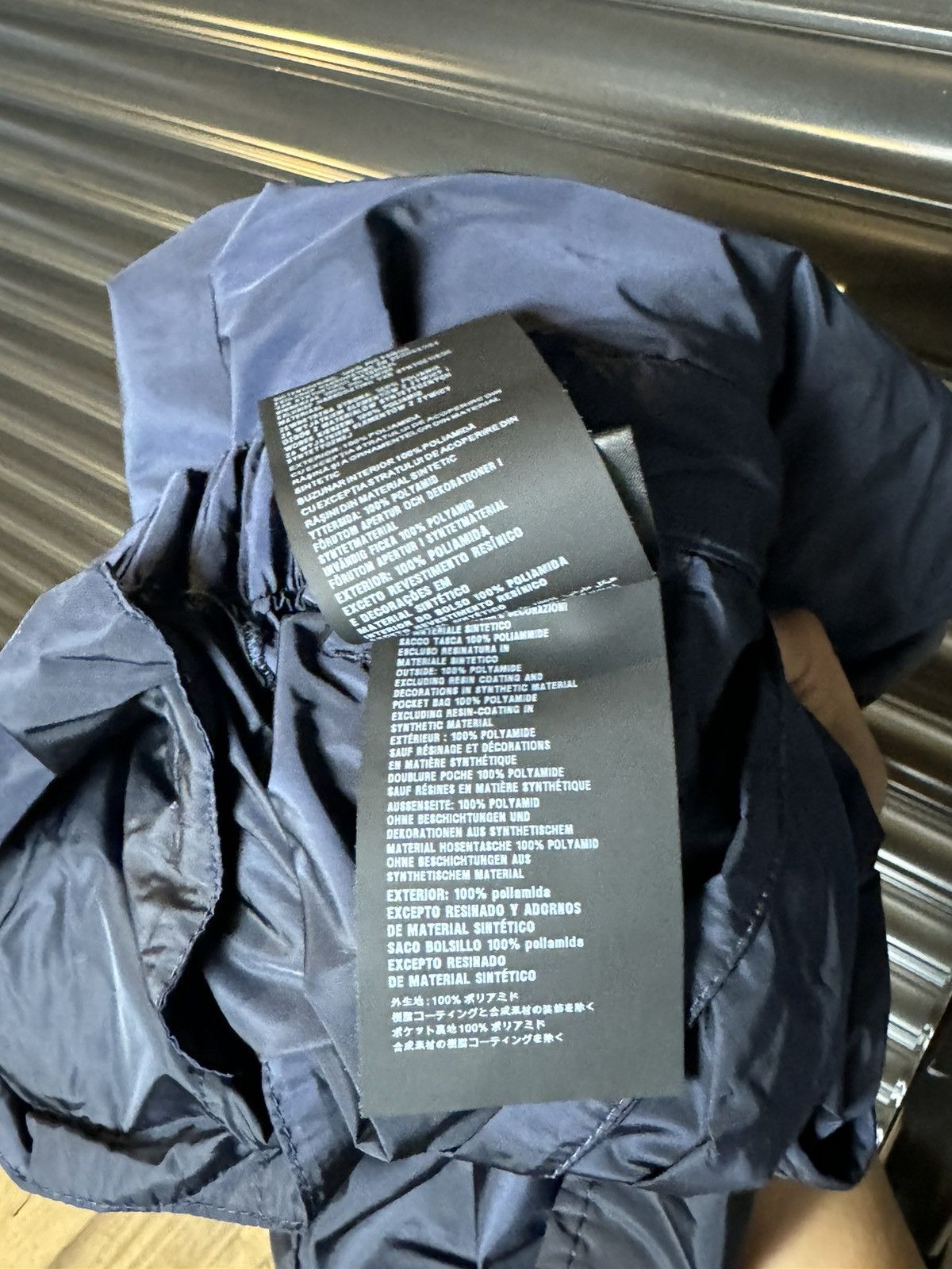 Prada Prada Re-Nylon Patch Logo Navy Nylon Track Pants - Size 50 Size US 32 / EU 48 - 12 Thumbnail