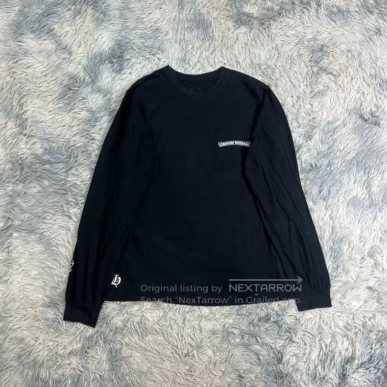 Chrome Hearts CHROME HEARTS Size M Long-sleeve shirt with a cross on the Size US M / EU 48-50 / 2 - 2 Thumbnail