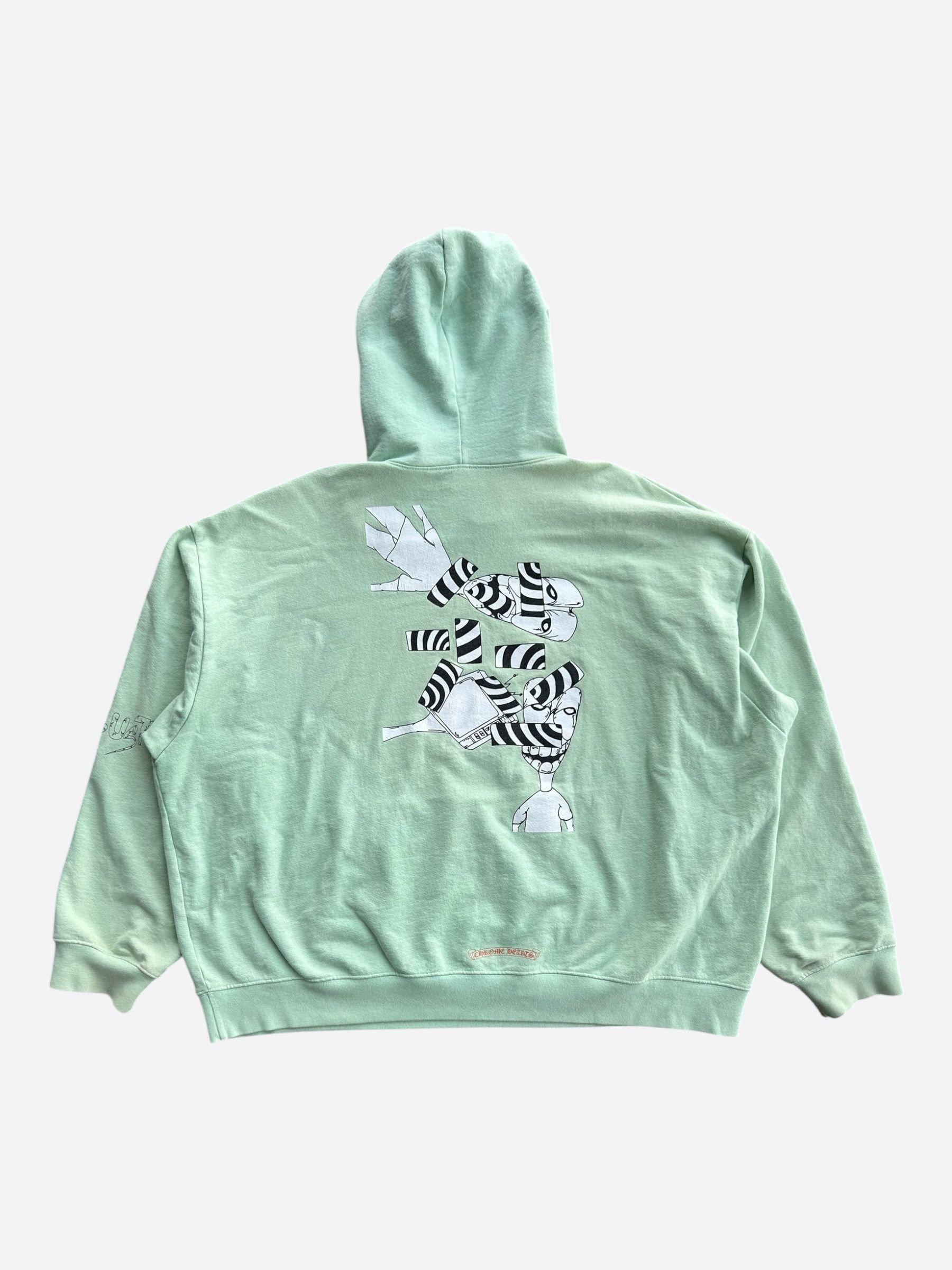 Chrome Hearts Chrome Hearts Matty Boy Mint Green Lust Hoodie Size US XXL / EU 58 / 5 - 2 Thumbnail