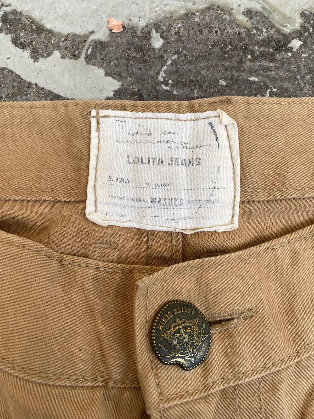 If Six Was Nine Lolita Distressed Flared Jeans Size US 34 / EU 50 - 7 Thumbnail