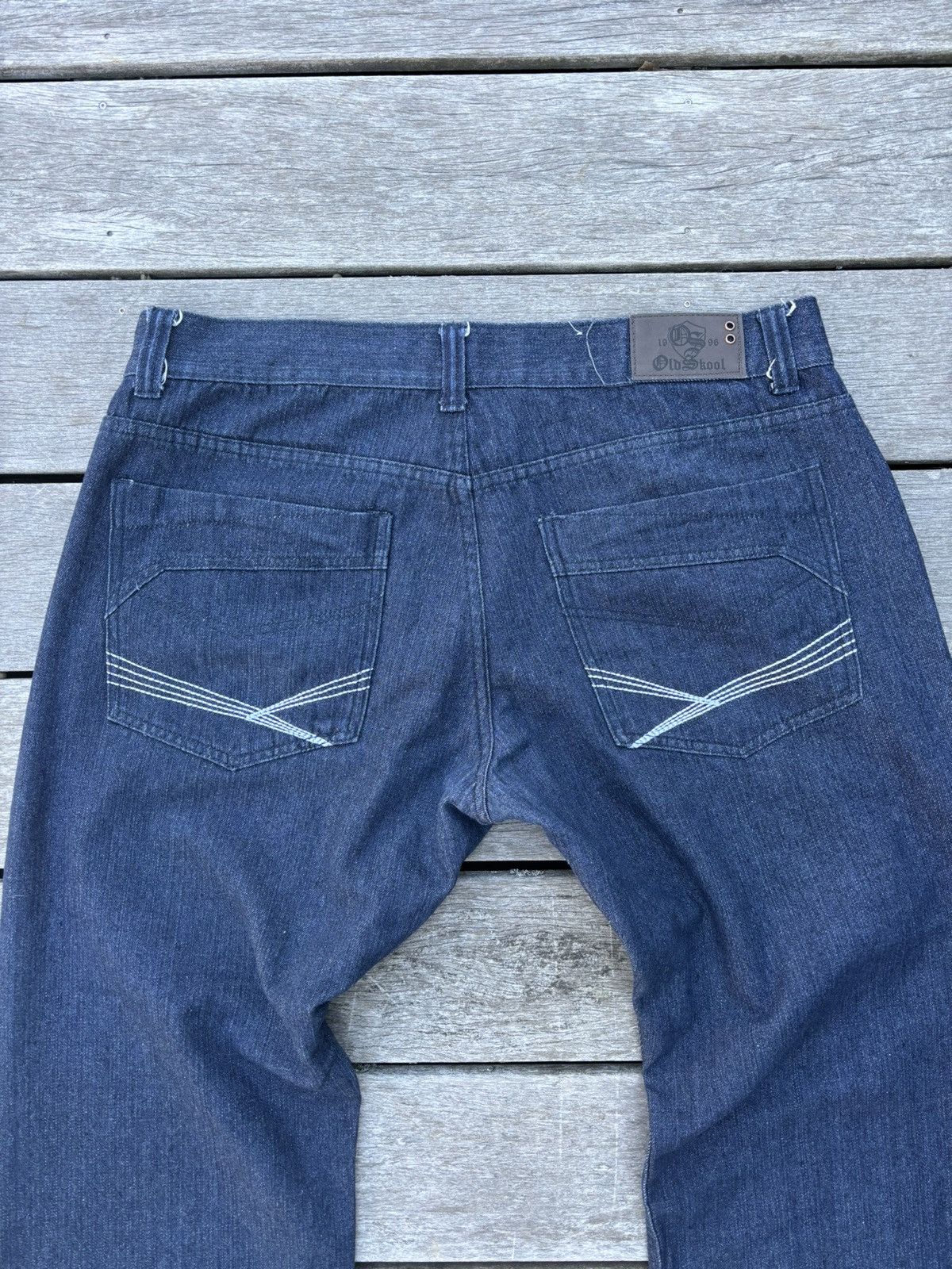 Vintage Vintage Old Skool Baggy Denim Jeans Size US 40 / EU 56 - 7 Thumbnail