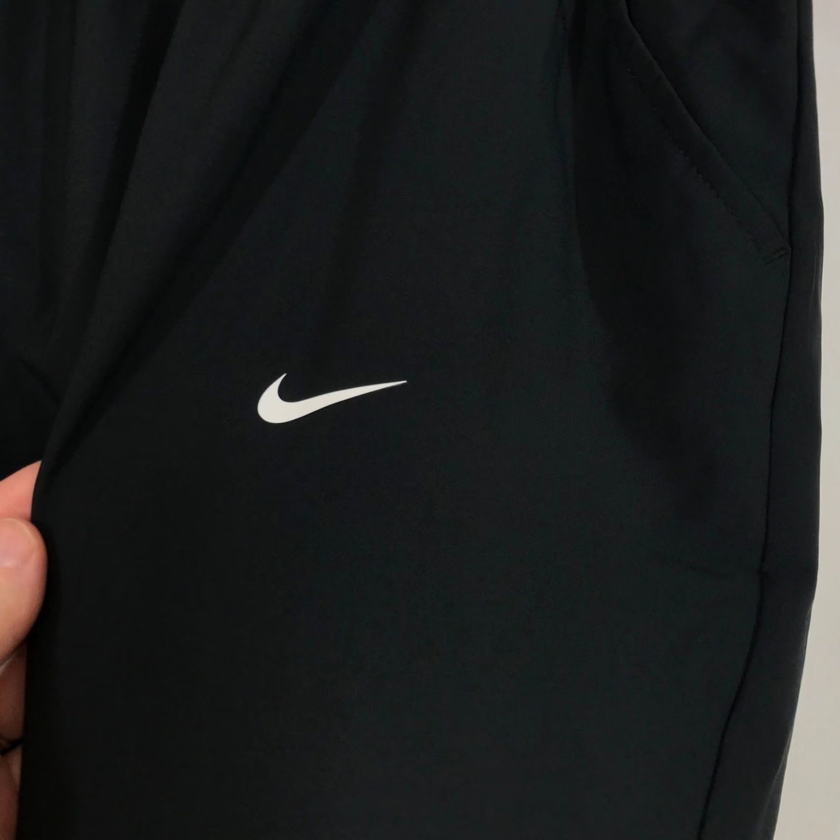 Nike VINTAGE Nike Dri-Fit Womens Black High Waisted Jogger Pants Athletic Ladies 2X Size 40" / US 18 - 4 Thumbnail