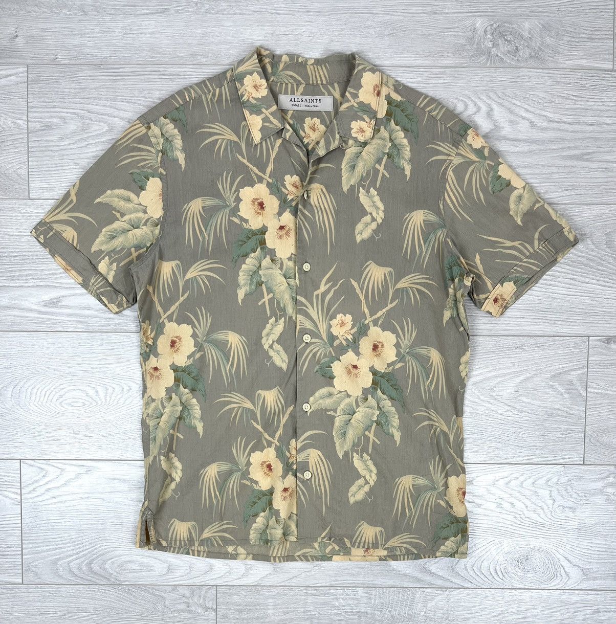 Allsaints Allsaints Mawsim SS Hawaiian Shirt Size US S / EU 44-46 / 1 - 1 Thumbnail