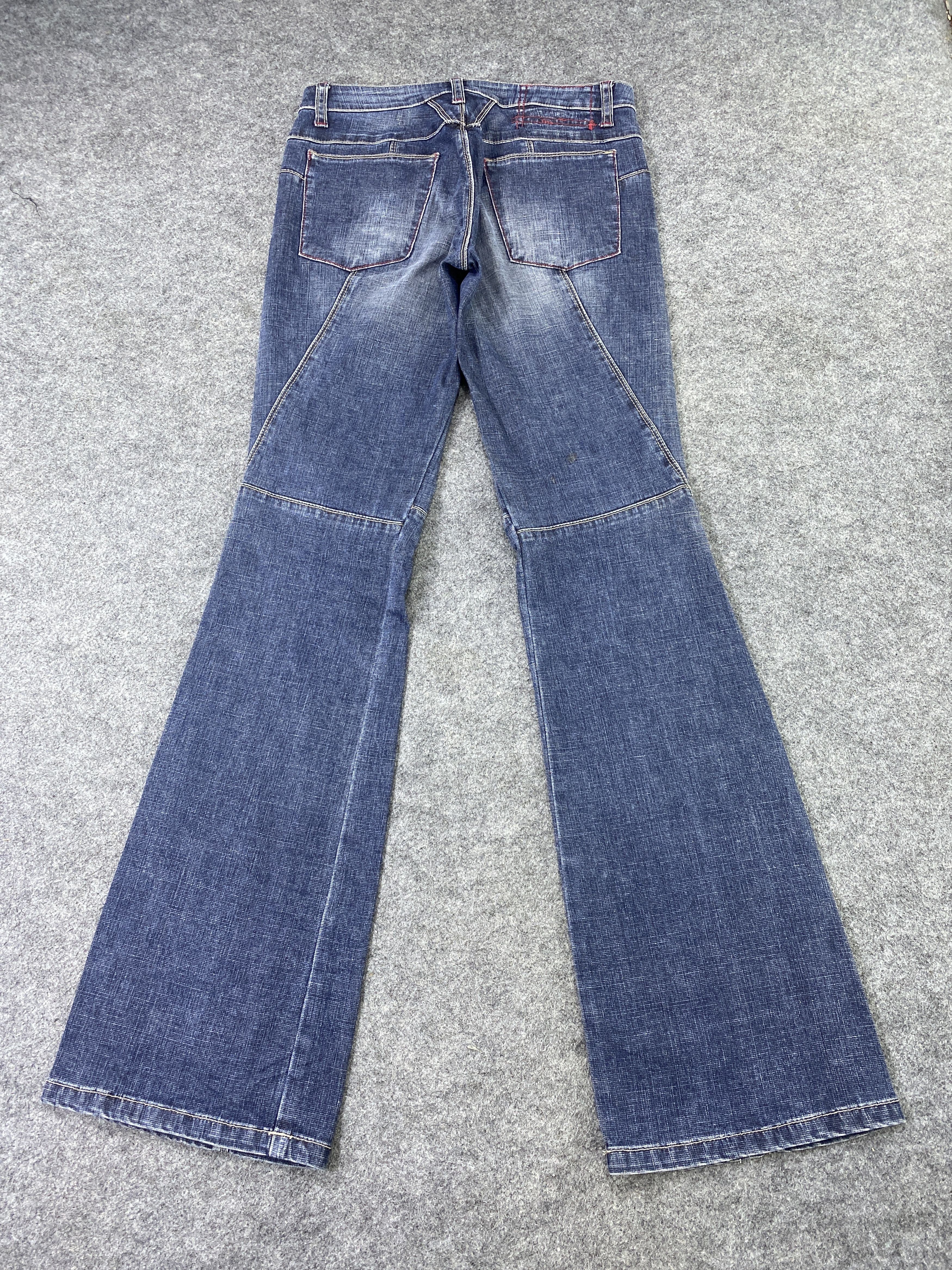 Japanese Brand Marithe Francois Girbaud Flare Jeans - J1079 Size 28" / US 6 / IT 42 - 4 Thumbnail
