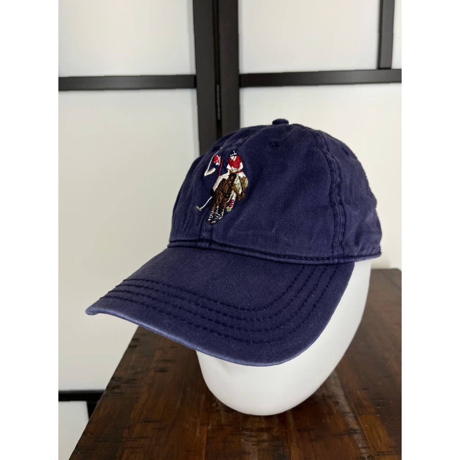Vintage VINTAGE US Polo Assn. Hat Cap Strap Back Adult Blue Pony Cotton Since 1890 Golf Twill Size US M / EU 48-50 / 2 - 4 Thumbnail