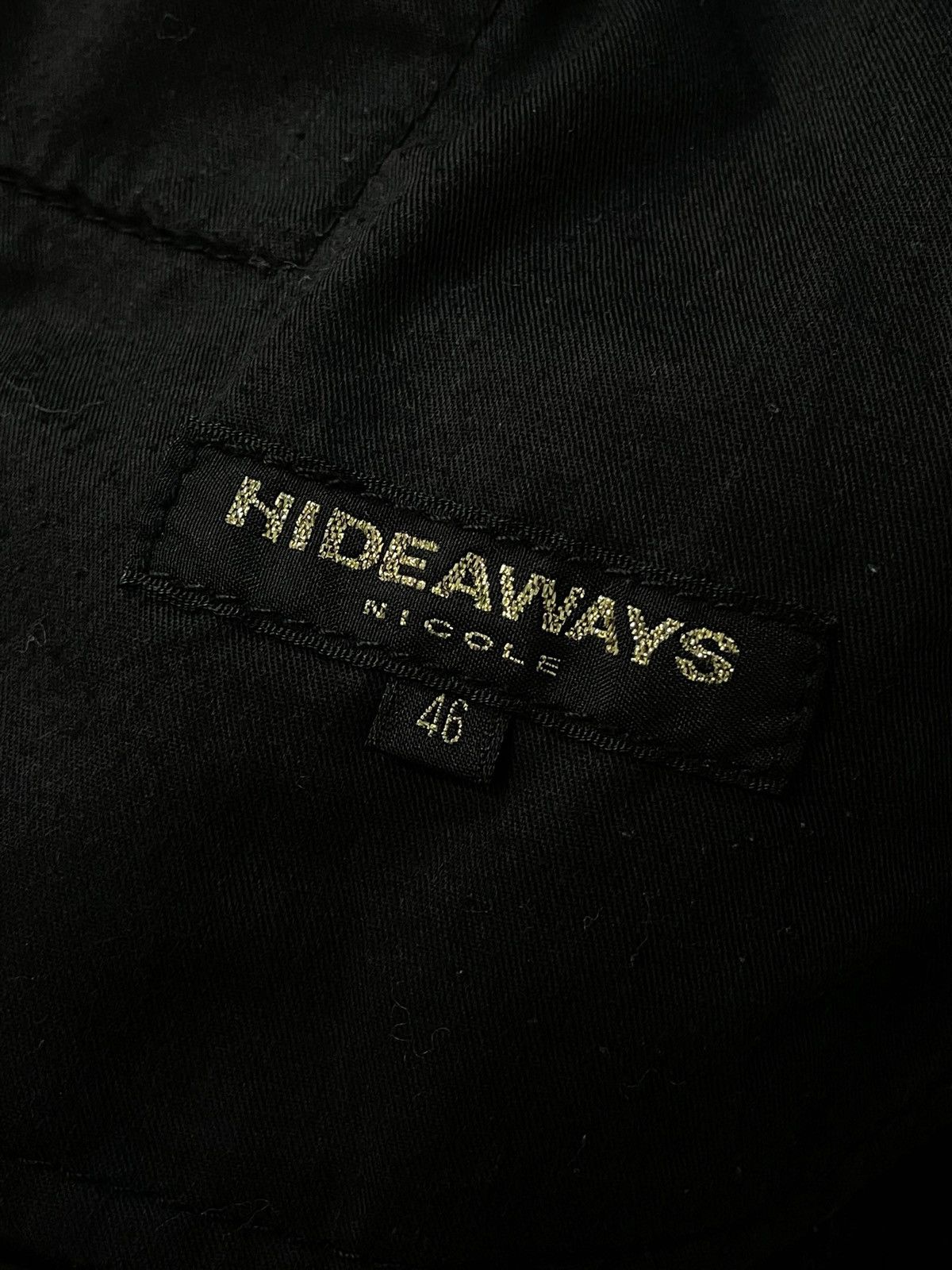 HIDEAWAYS × Japanese Brand × Tornado Mart Hideaways Nicole Bondage Paneled Flared Pants Size US 32 / EU 48 - 20 Thumbnail