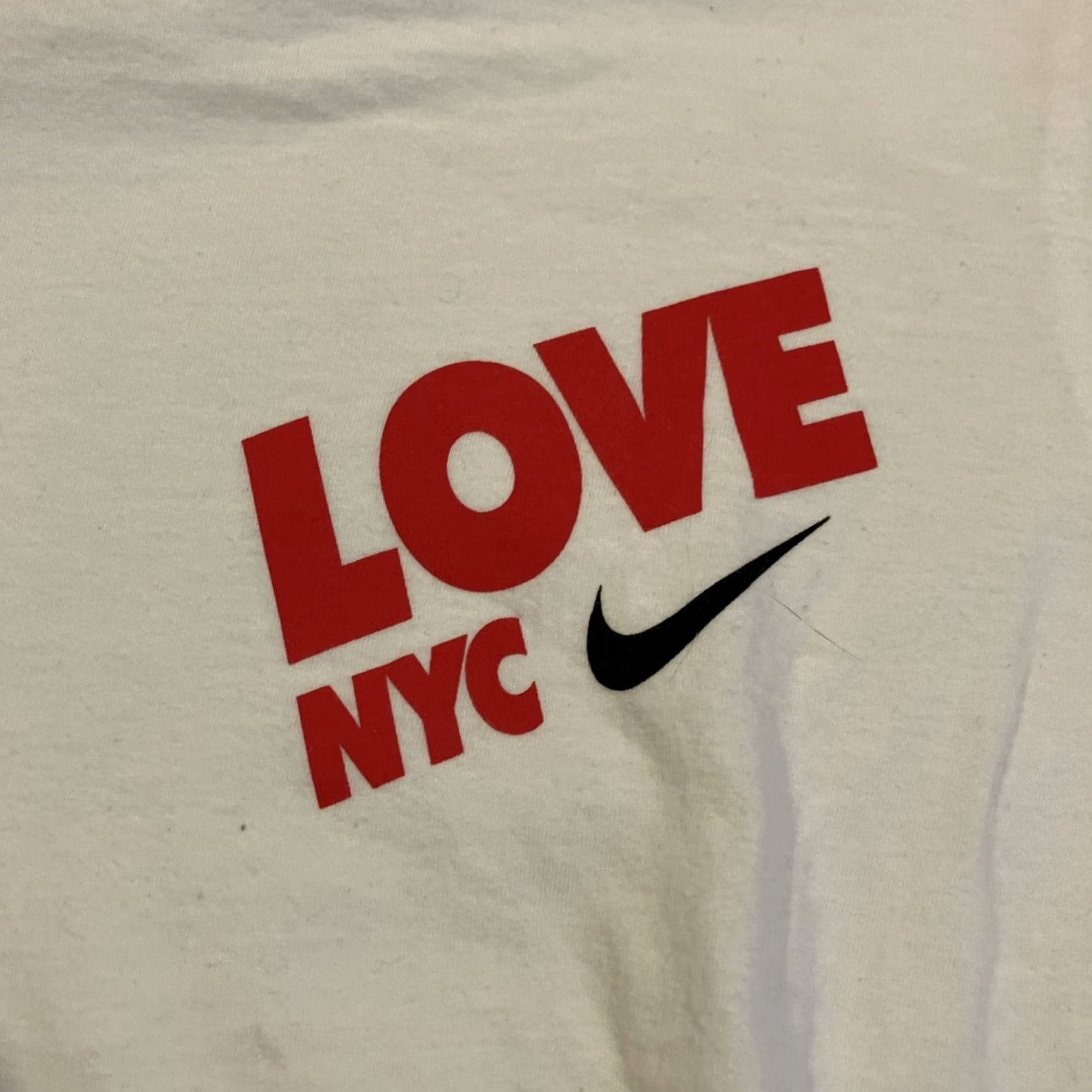 Nike NIKE Shirt Size XL White Long Sleeve LOVE NYC Graphic Men's Size XL T Shirt Awesome Size US XL / EU 56 / 4 - 2 Thumbnail