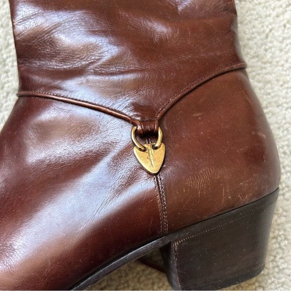 Salvatore Ferragamo Salvatore Ferragamo Brown Heeled Boots Riding Size US 5.5 / IT 35.5 - 6 Thumbnail