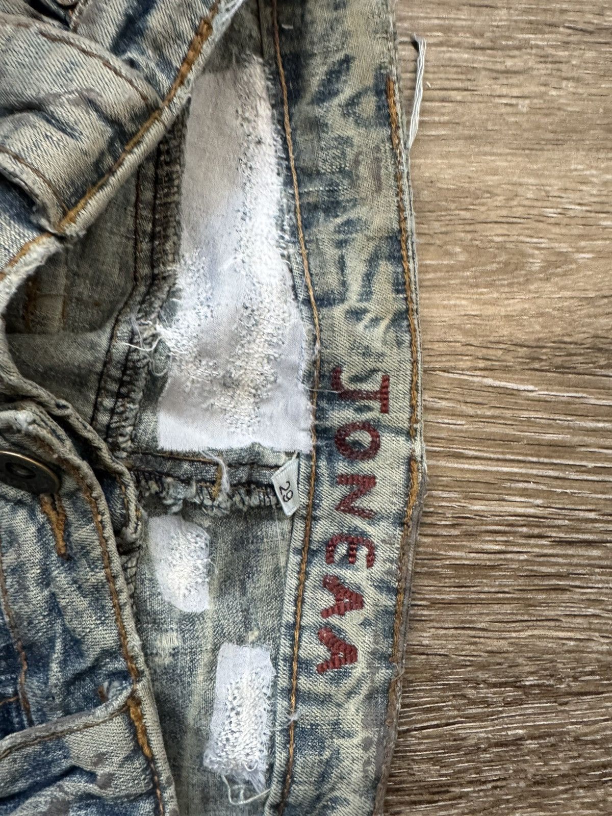 GOA *THRASHED* Joneaa Cargo Bondage Jeans Size US 29 - 4 Thumbnail