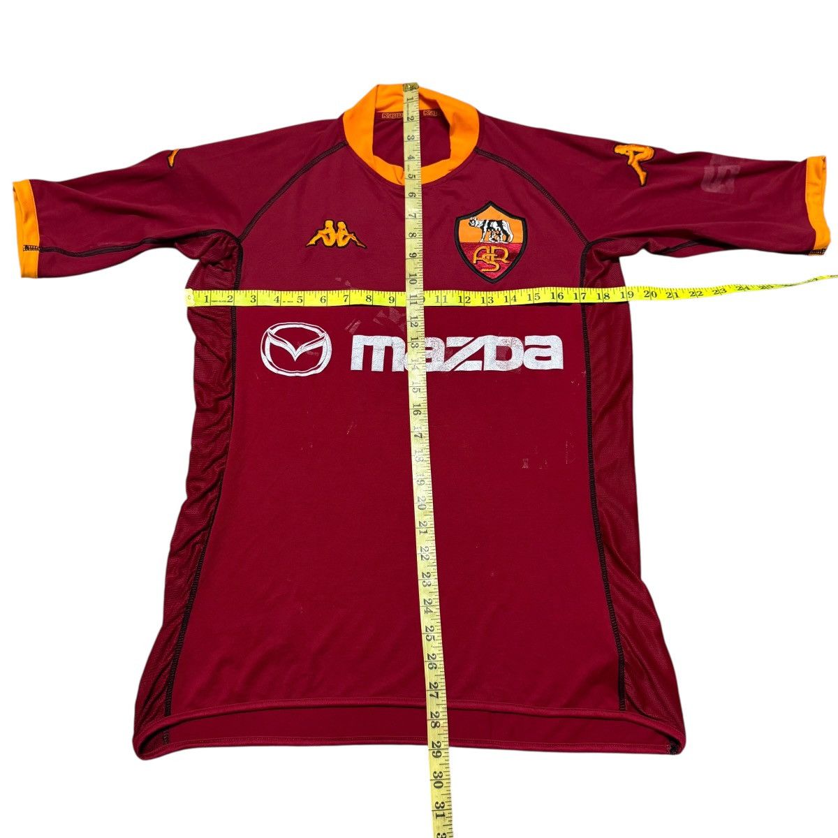 Kappa Vintage As Roma Jersey Kappa 2002 Mazda Size US L / EU 52-54 / 3 - 12 Thumbnail