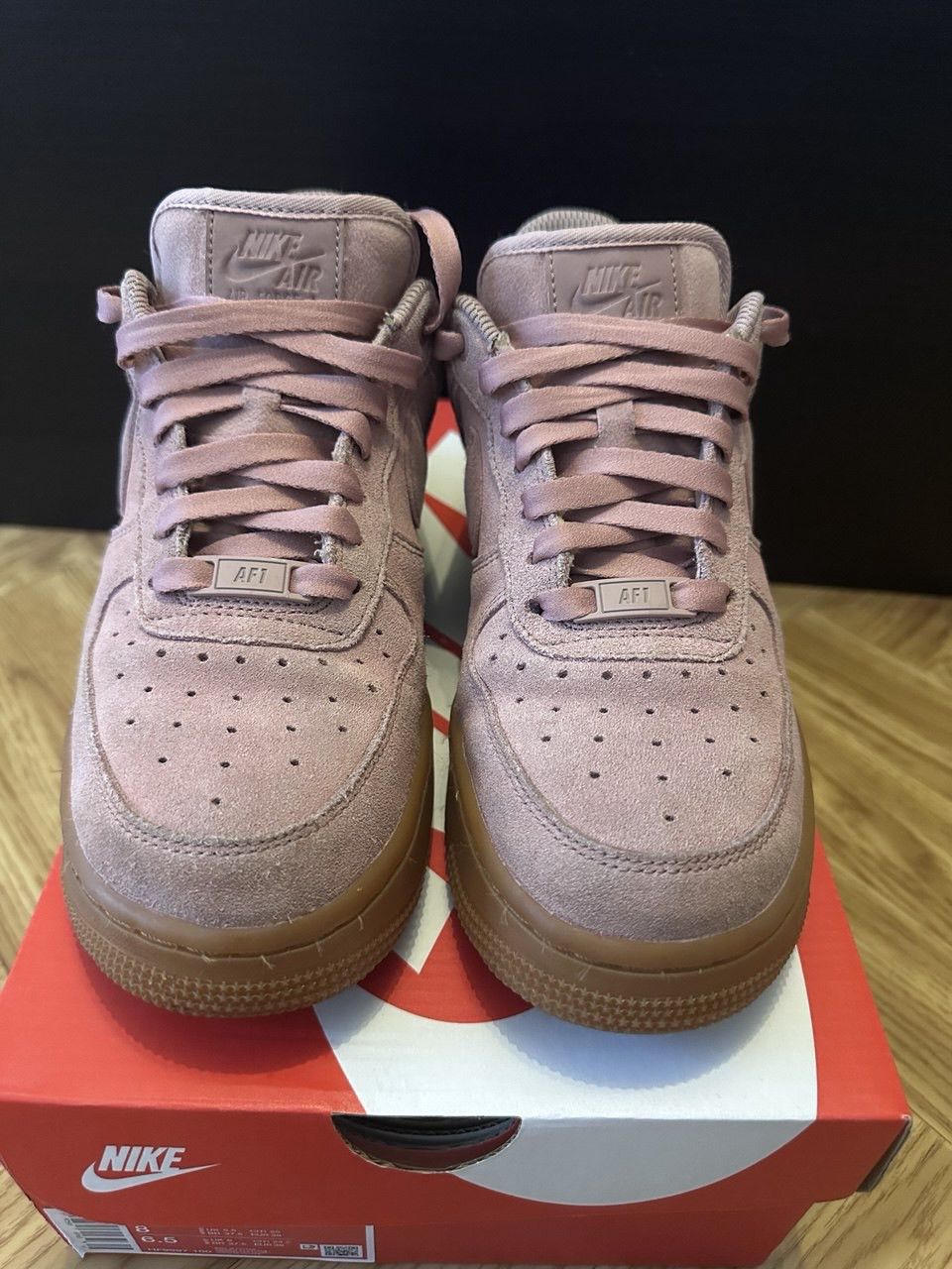 Nike × Vintage Nike Air Force 1 Rosa Kaugummi Size US 8 / IT 38 - 2 Thumbnail