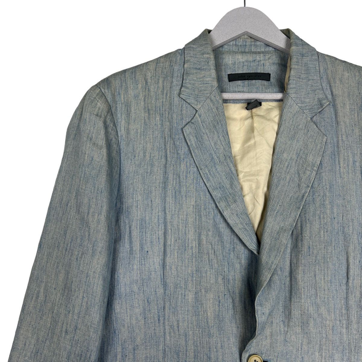 John Varvatos 🔥 JOHN VARVATOS LINEN BLAZER JACKET MADE IN ITALY Size US M / EU 48-50 / 2 - 7 Thumbnail