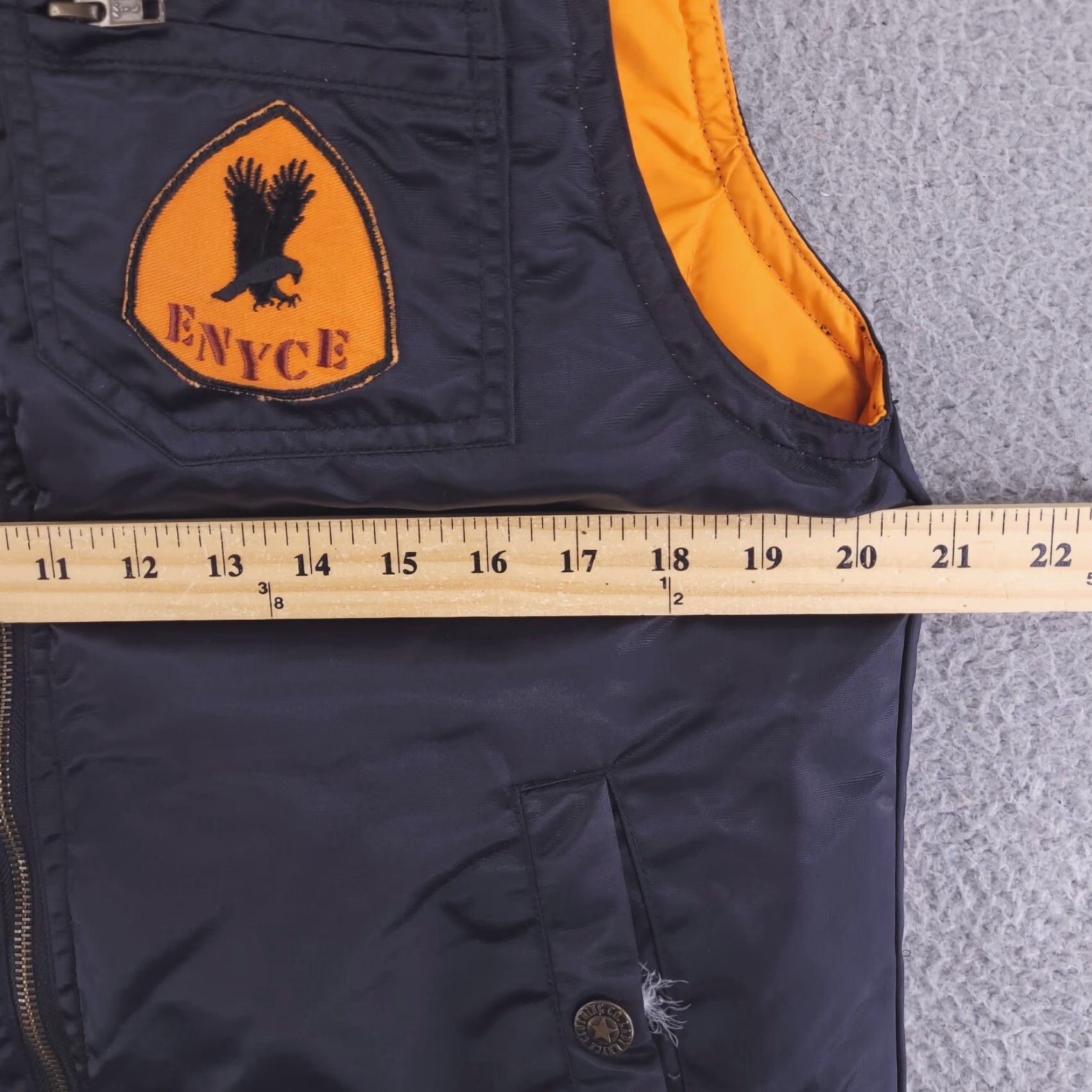 Etro VINTAGE Encye Puffer Jacket Mens Small Vest Down Fill Lady Black Orange Retro y2k Size US S / EU 44-46 / 1 - 6 Thumbnail
