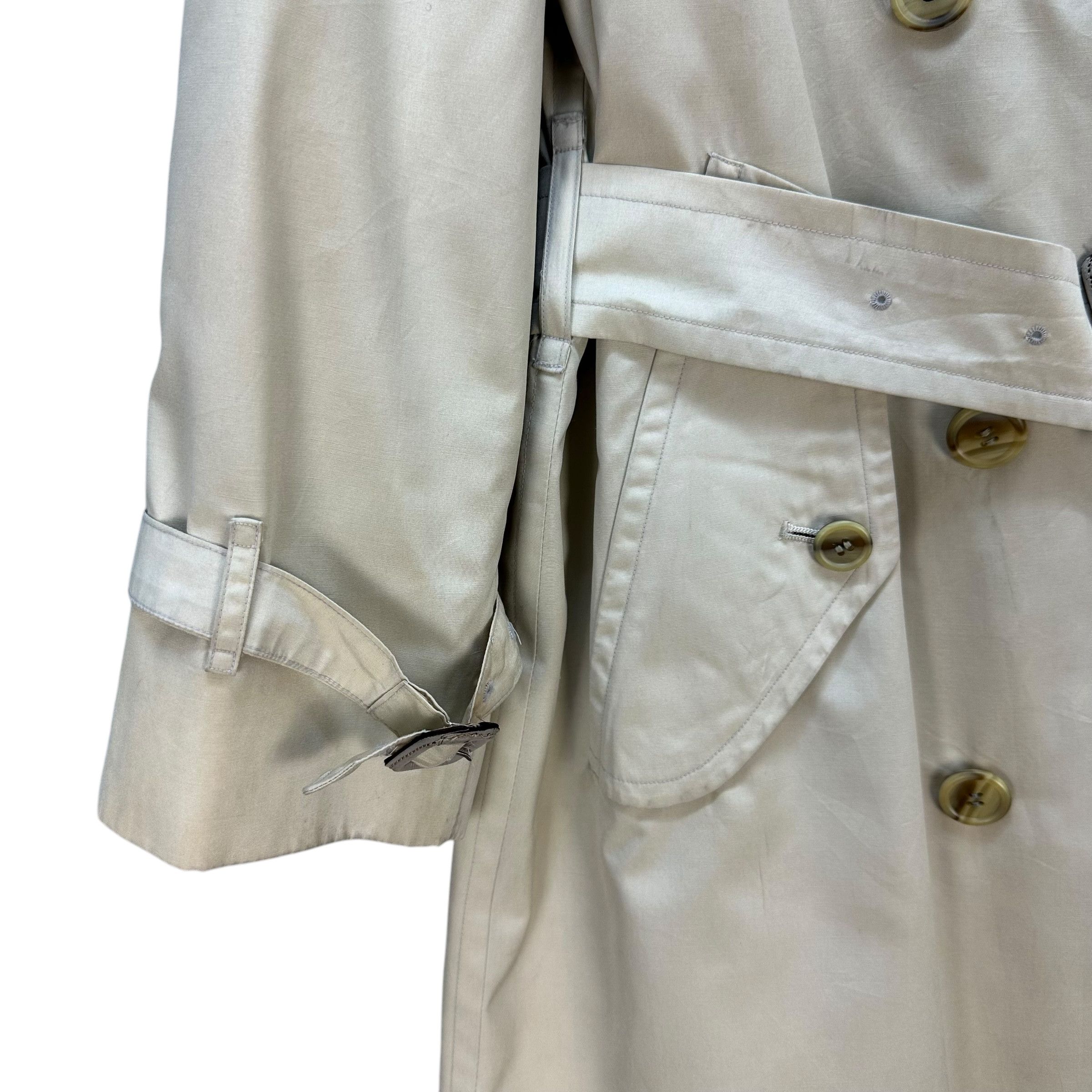 Burberry Vintage 90's BURBERRYS Double Breasted Trench Coat #A72-1755 Size L / US 10 / IT 46 - 4 Thumbnail