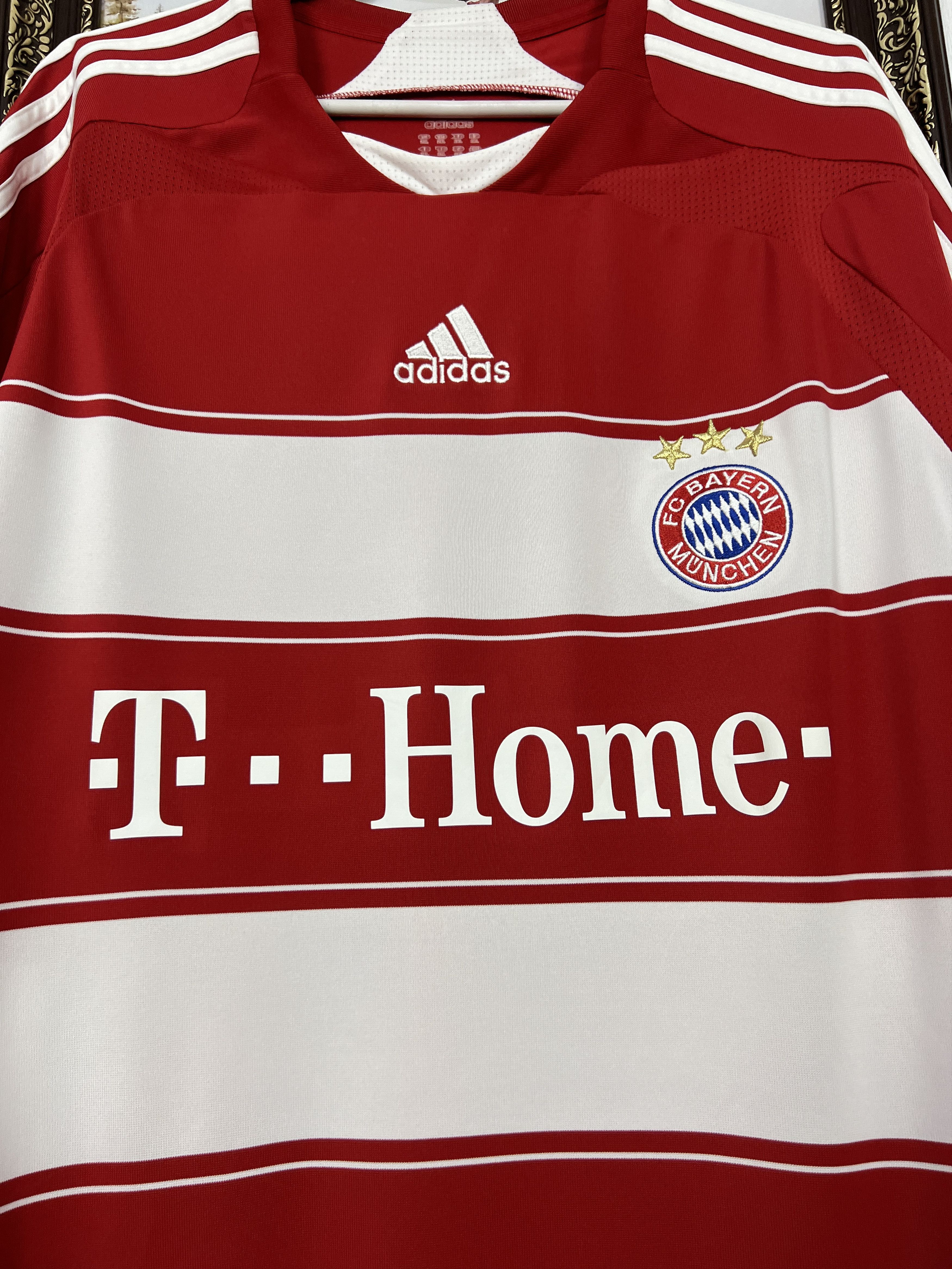 Adidas Bayern Munich Home football shirt 2007 Soccer Adidas Jersey Size US XXL / EU 58 / 5 - 3 Thumbnail