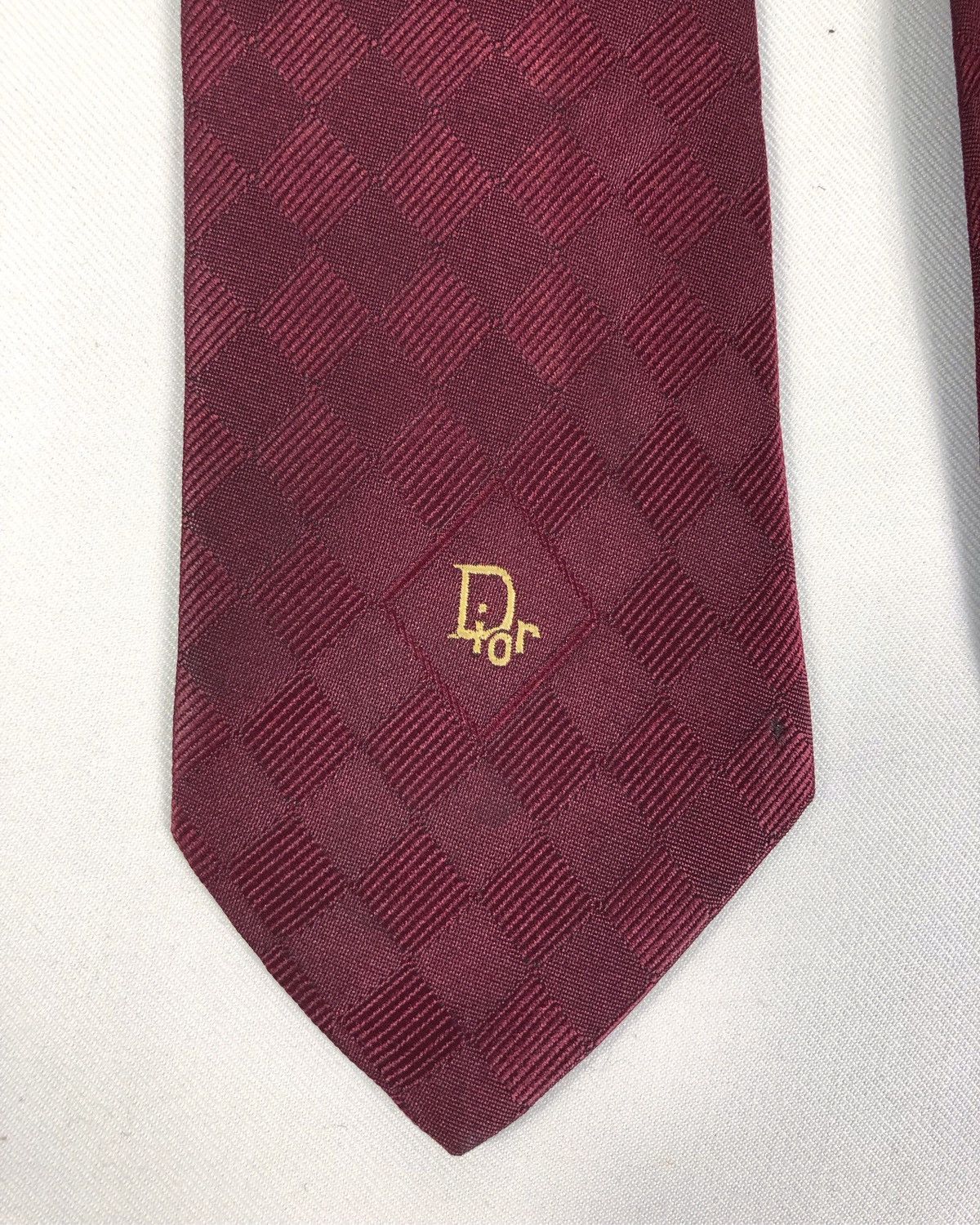 Christian Dior Monsieur Rare Vintage Christian Dior Silk Tie Size ONE SIZE - 4 Thumbnail